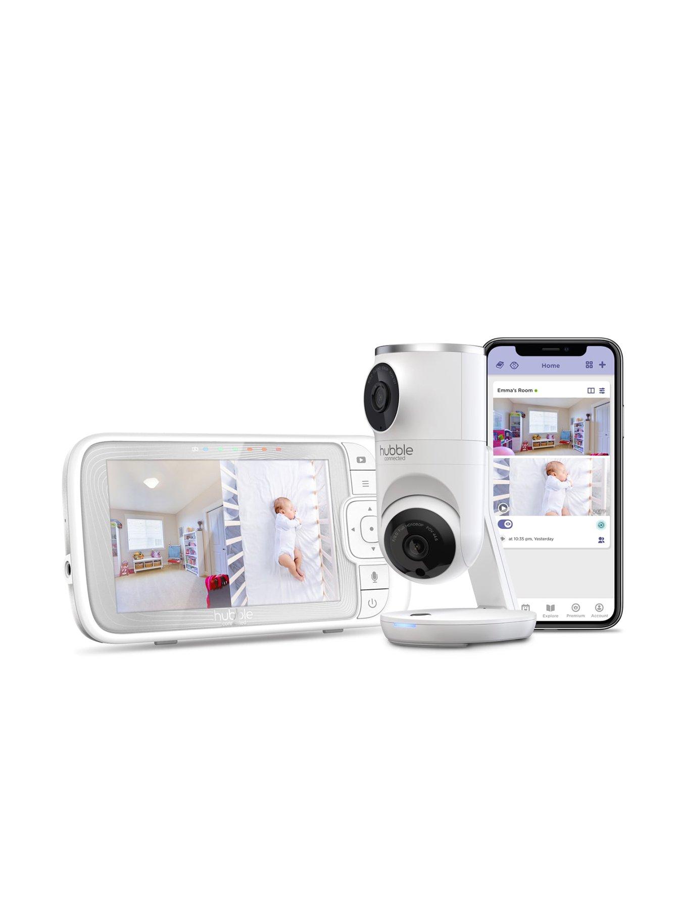 Image 3 of 7 of Hubble Nursery Pal Dual Vision Connected Dual Camera 5'' Monitor with PTZ Camera