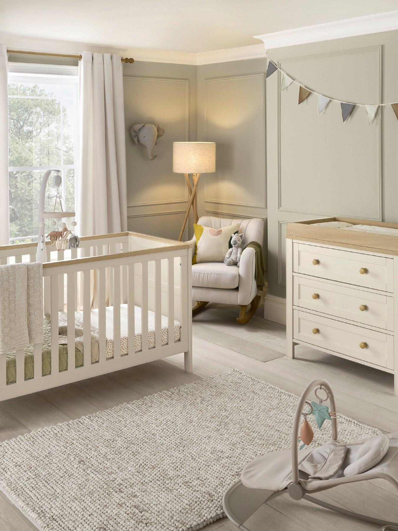 Mamas & Papas Wedmore 2 Piece Cotbed Set- Pebble