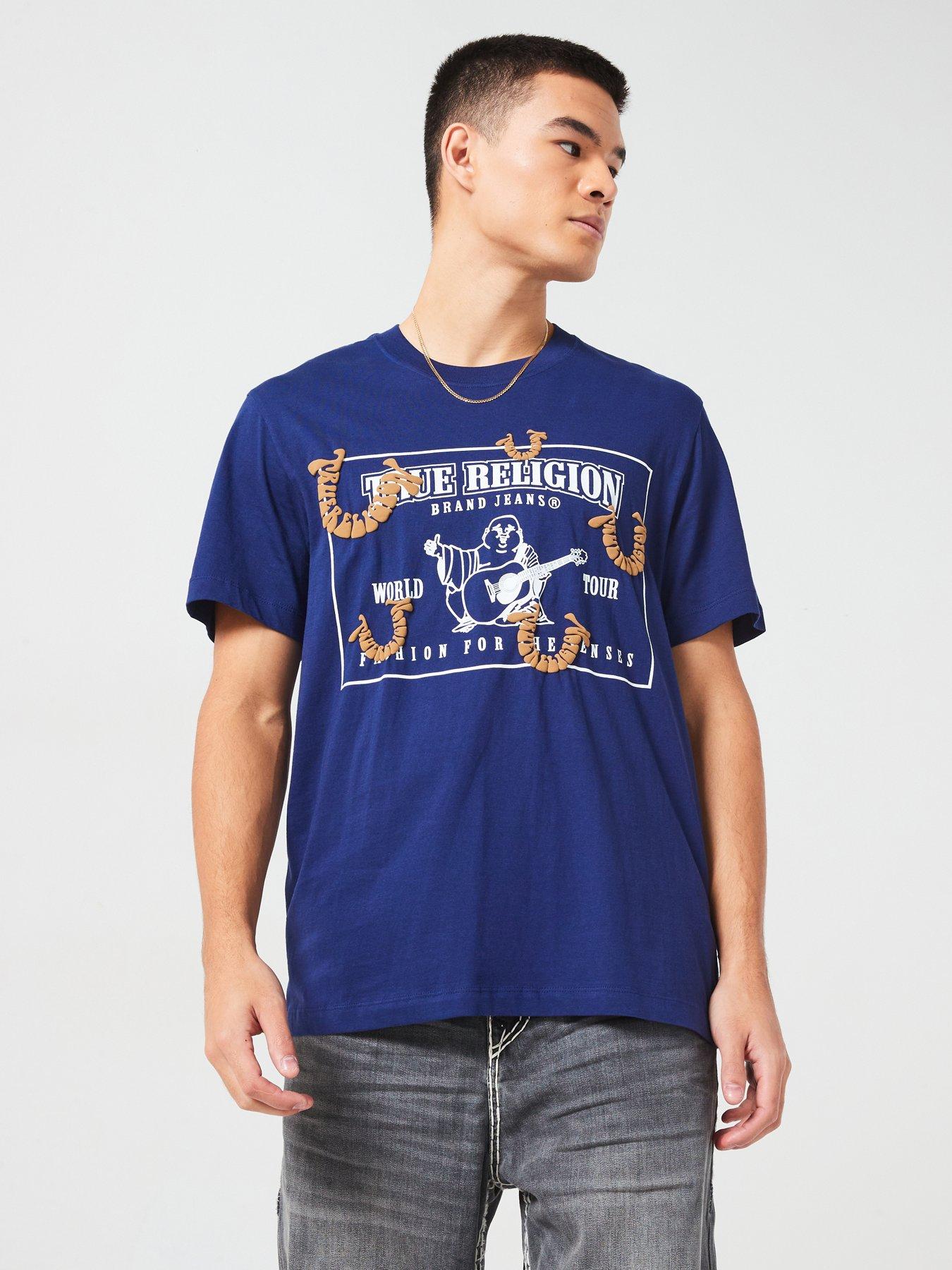 true-religion-true-religion-puff-horse-shoe-t-shirt-blue