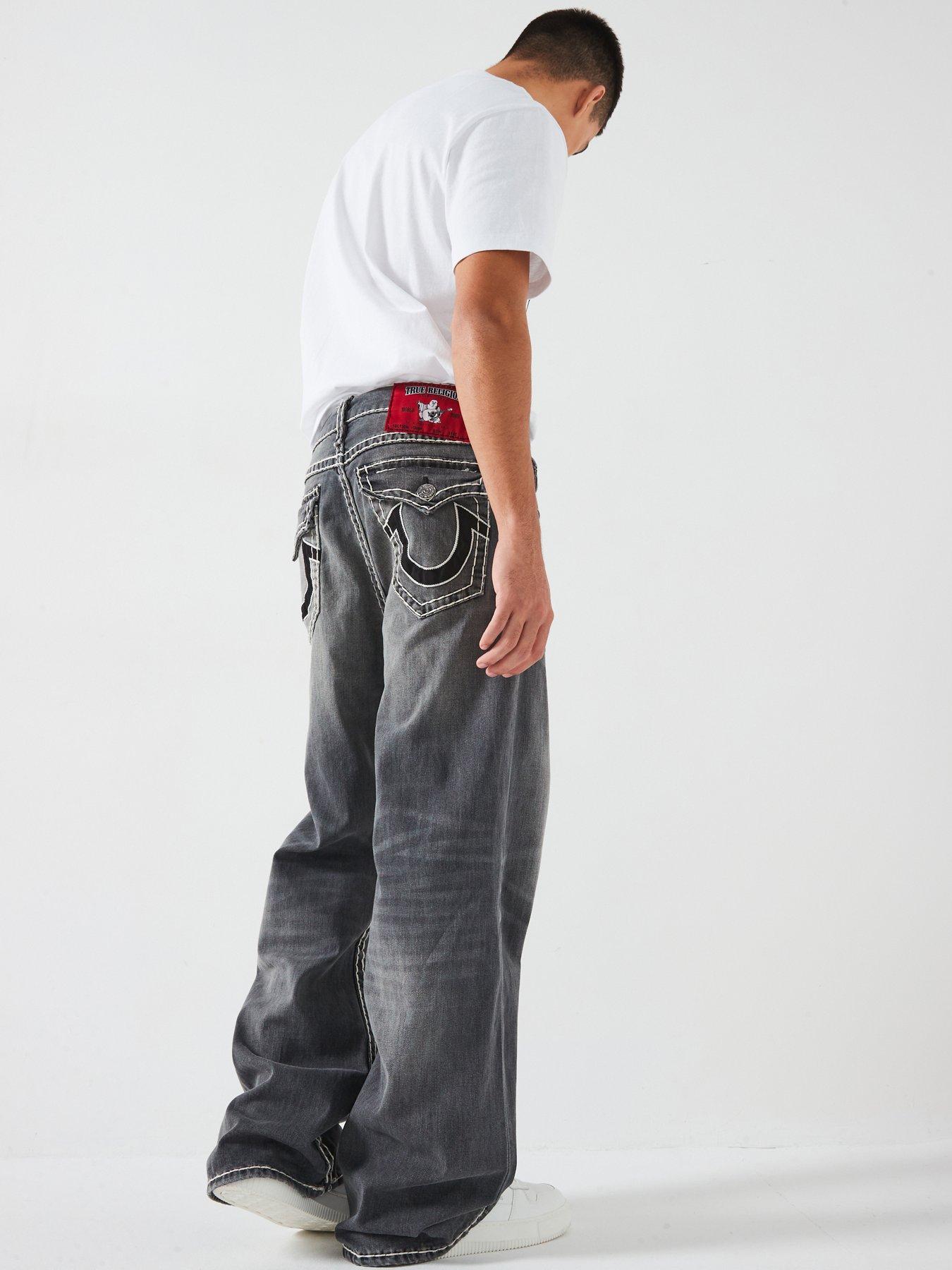 TRUE RELIGION Super T Vinny Ultra Baggy Flap Pocket Jeans