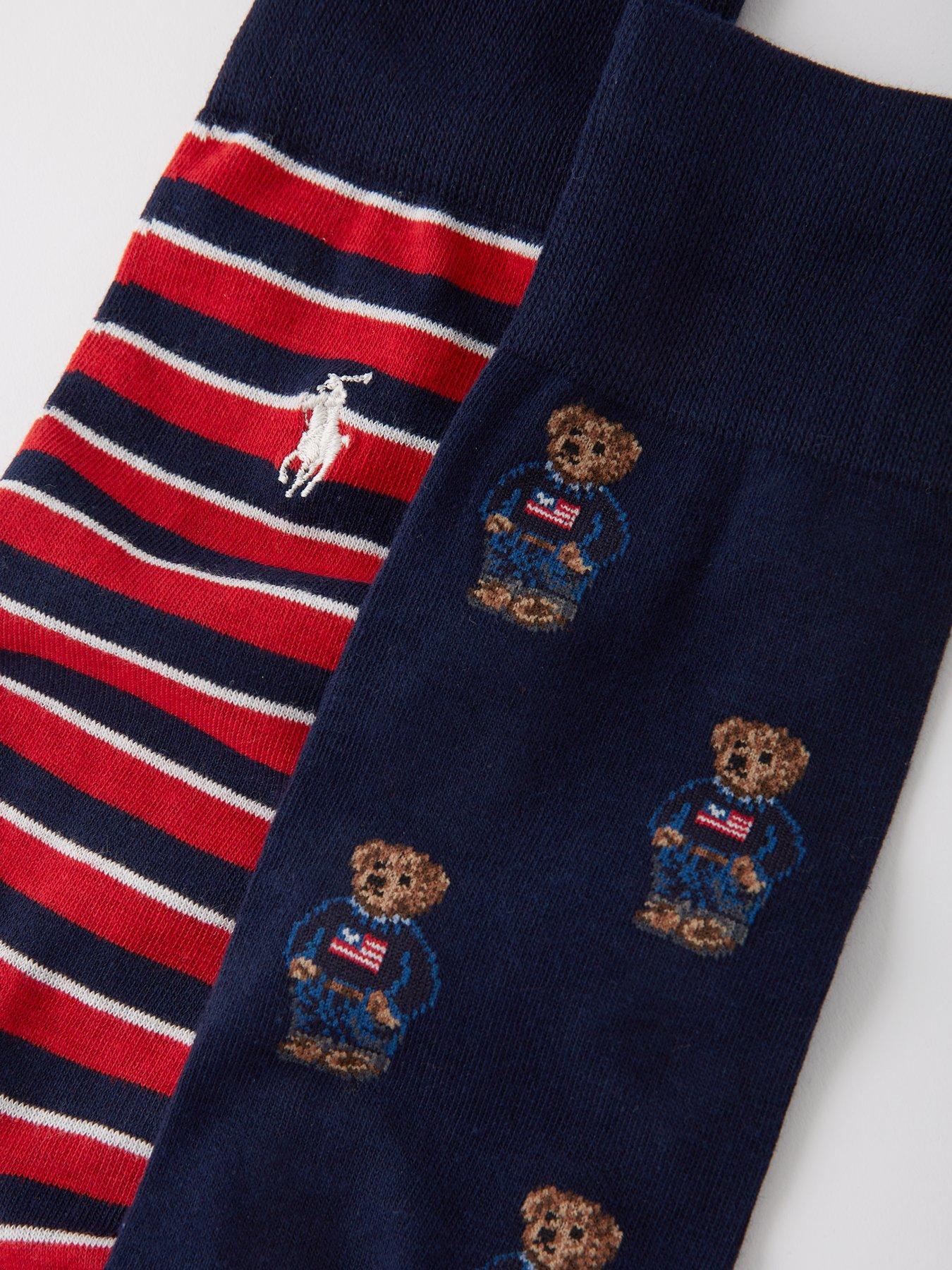polo-ralph-lauren-2-pack-bearstripe-crew-socks-navystillFront