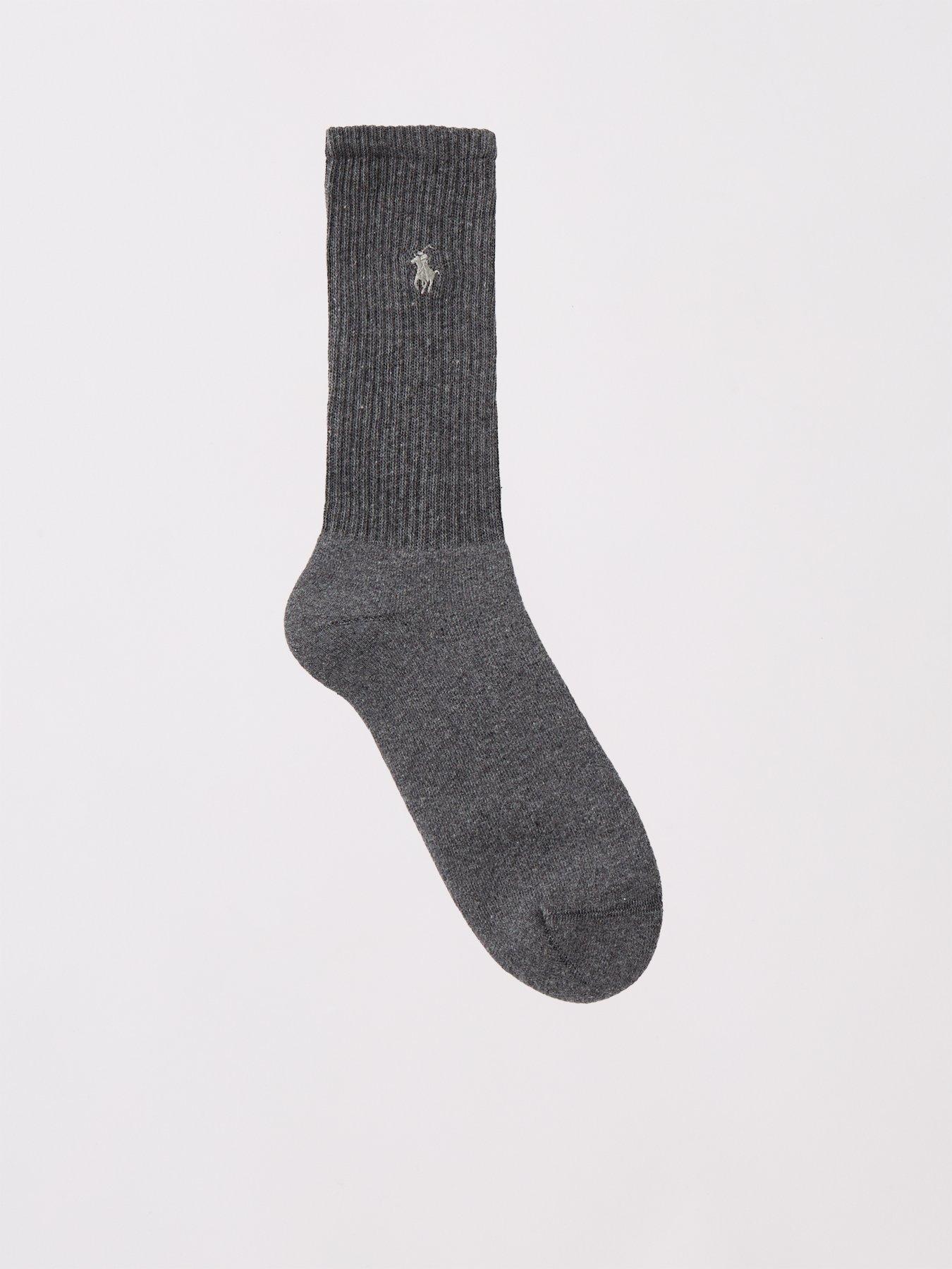 Image 2 of 3 of Polo Ralph Lauren 3 Pack Crew Sports Socks - Multi