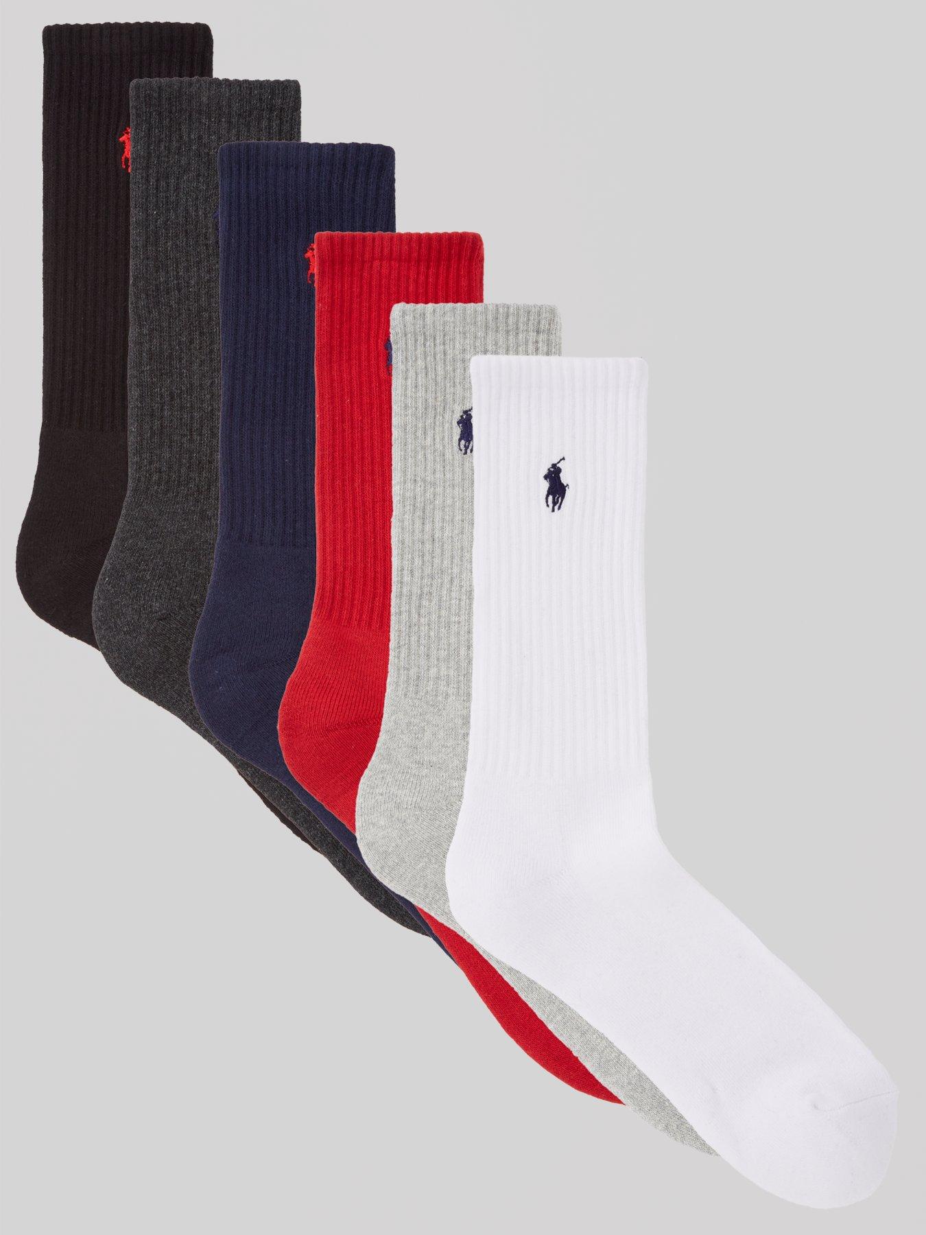 Polo Ralph Lauren Polo Ralph Lauren 6 Pack Crew Sports Socks - Assorted