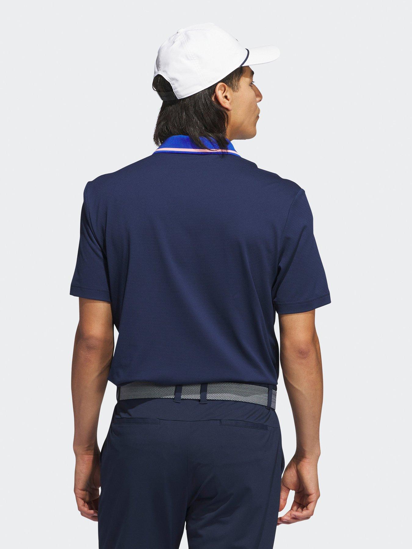 Image 2 of 5 of adidas Mens Golf Ultimate365 Tour Sport Collar Polo Shirt - Navy