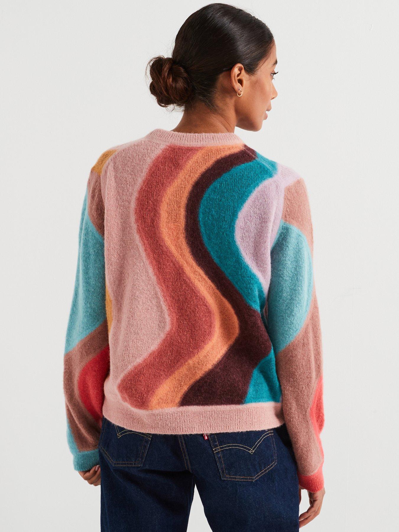 Paul Smith Navy Swirl Wool Jumper W2R-956K-G30786 49 main image 0