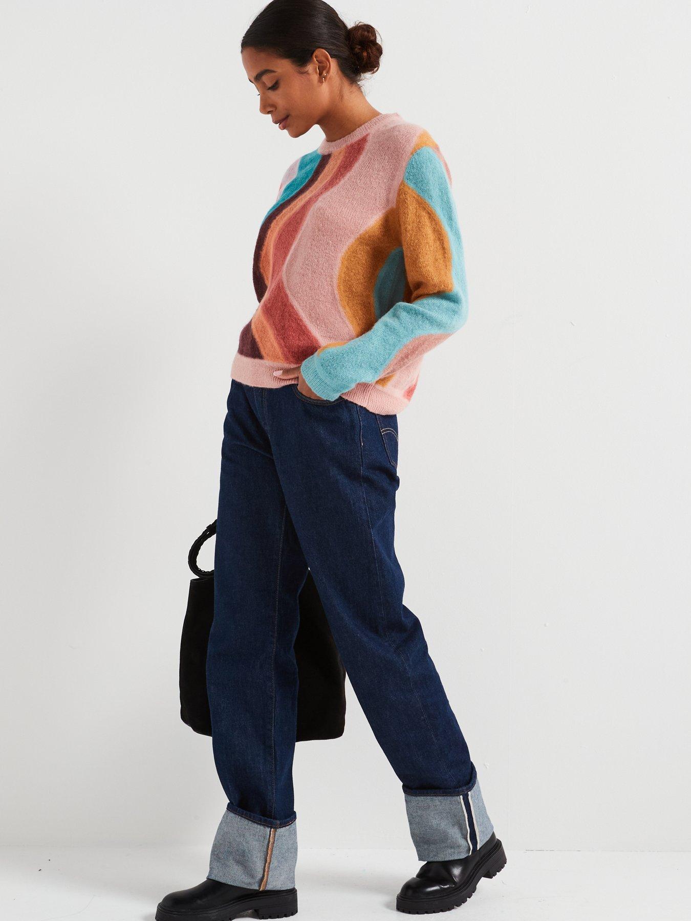 Paul Smith Navy Wool Swirl Jumper W2R-324N-L31103