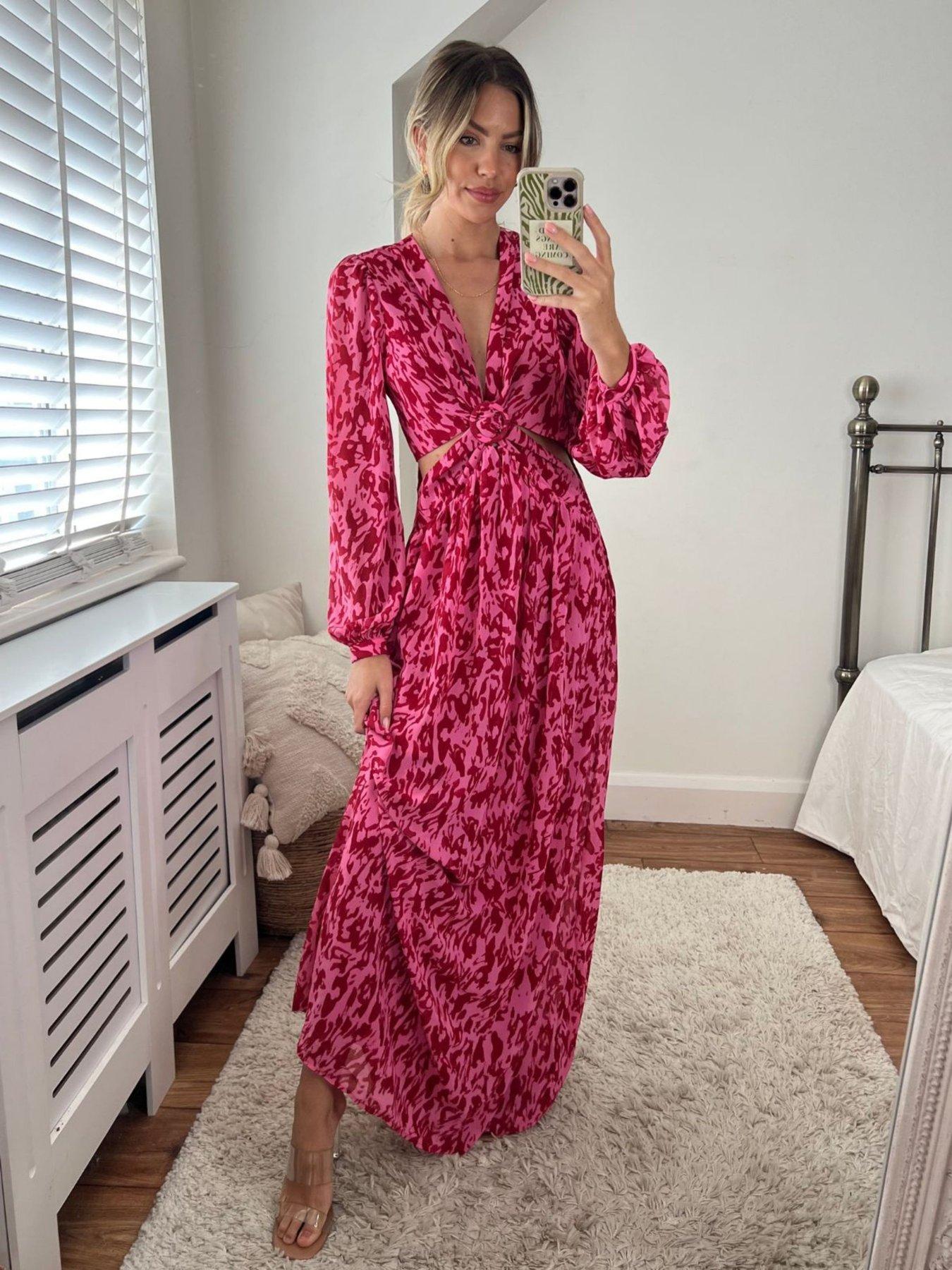 style-cheat-v-neck-long-sleeve-maxi-dress-pink