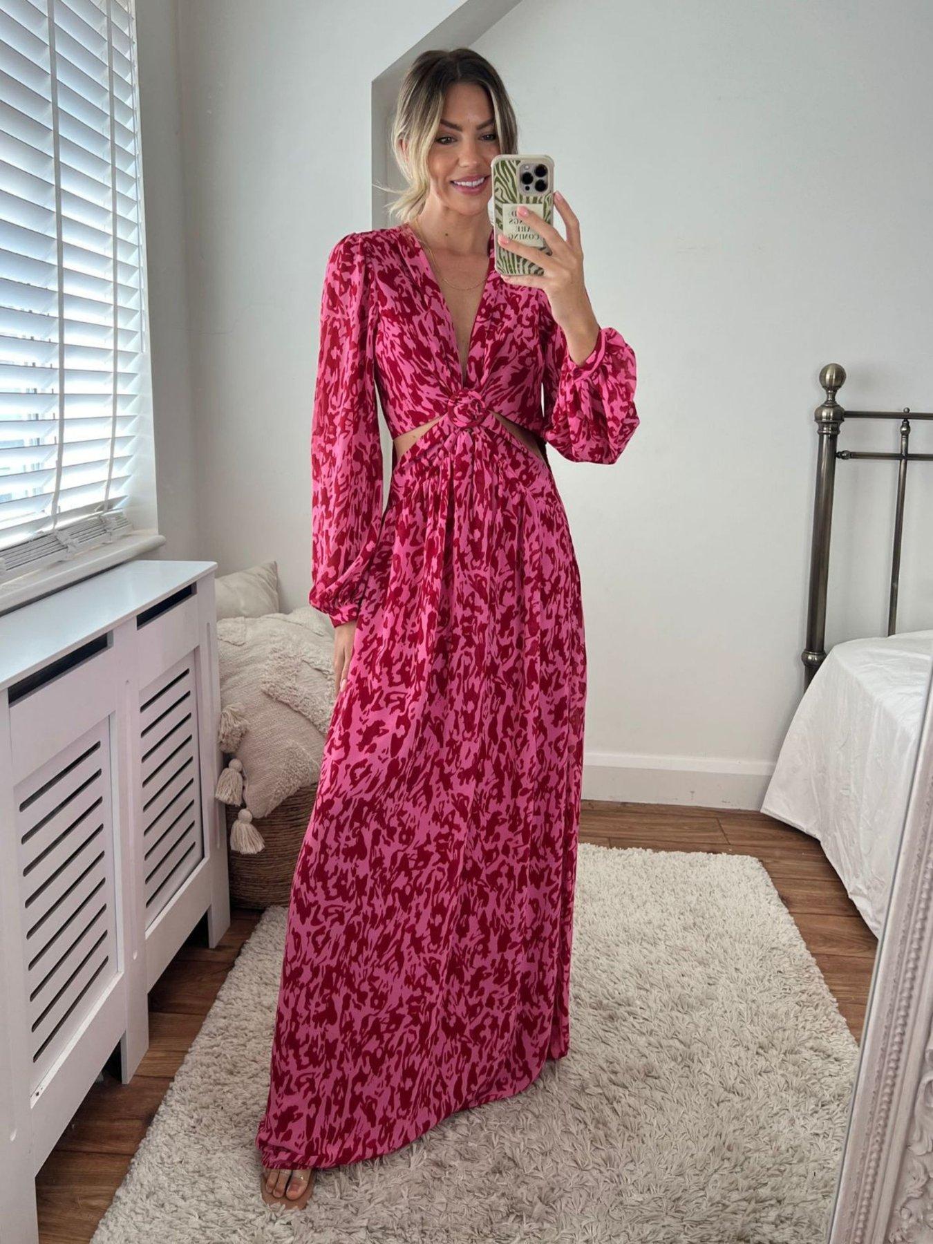 style-cheat-v-neck-long-sleeve-maxi-dress-pinkoutfit