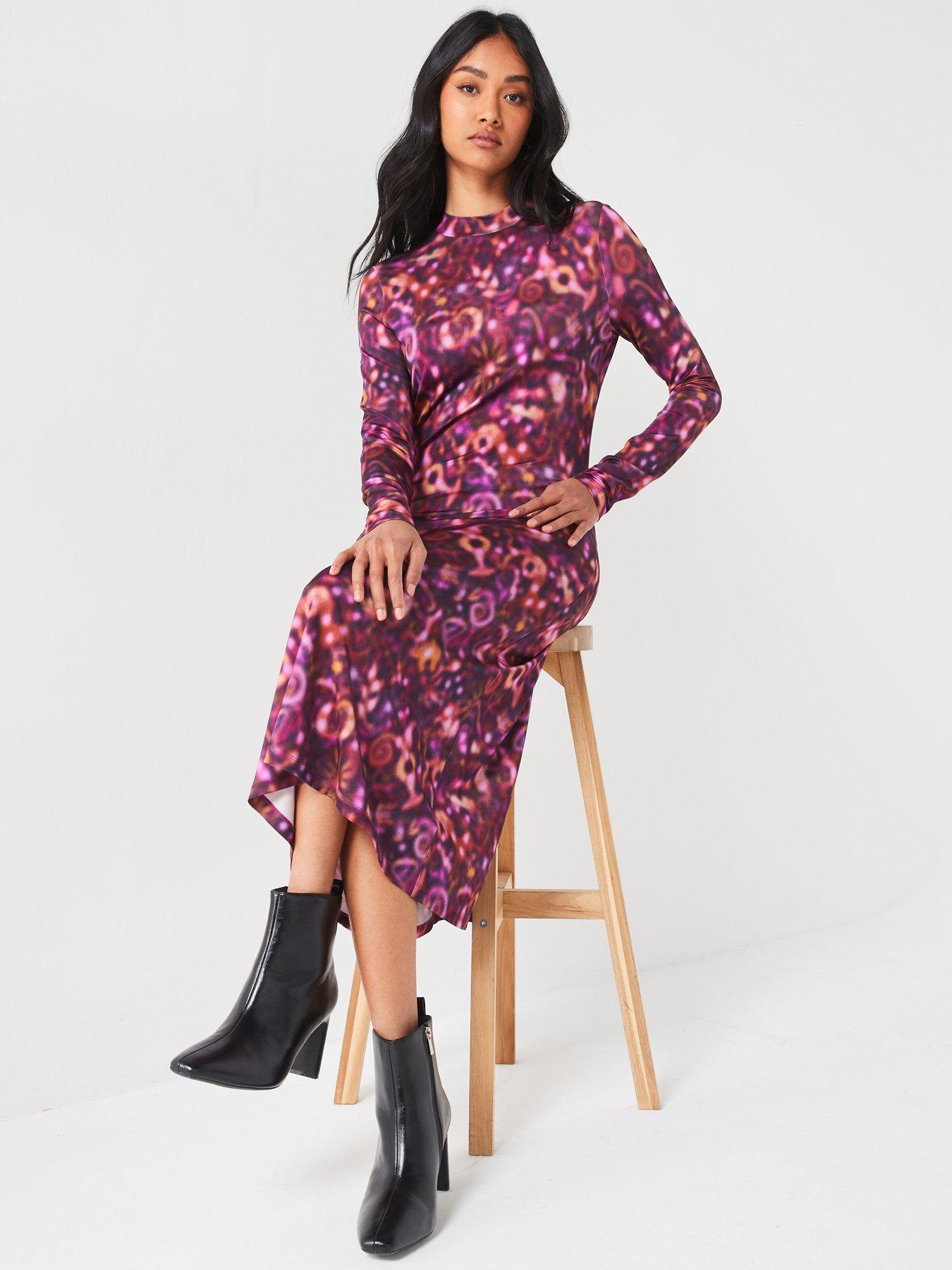 ps-paul-smith-long-sleeve-floral-midi-dress-purpleback