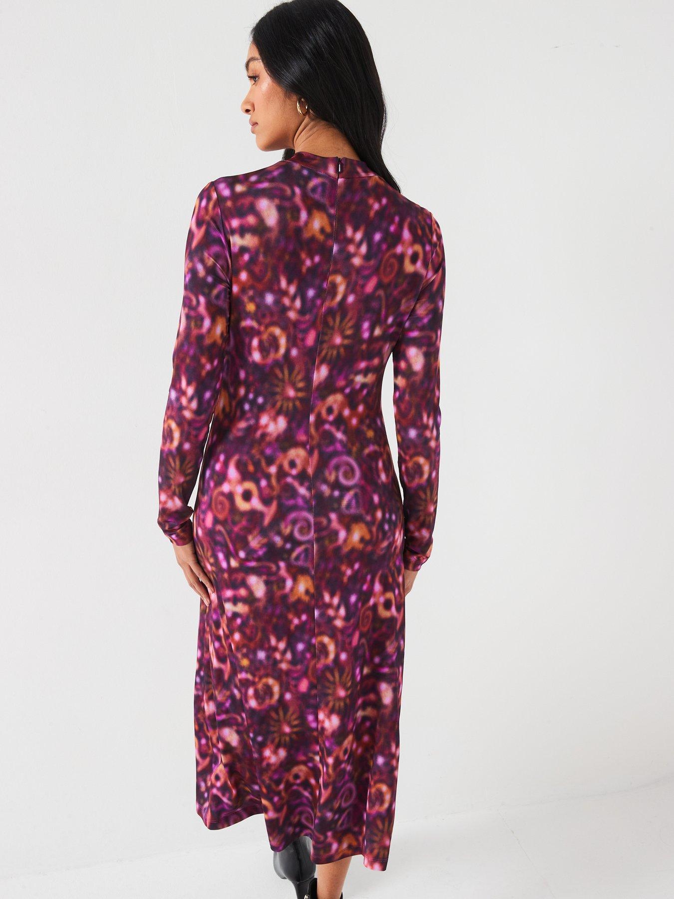 ps-paul-smith-long-sleeve-floral-midi-dress-purpledetail