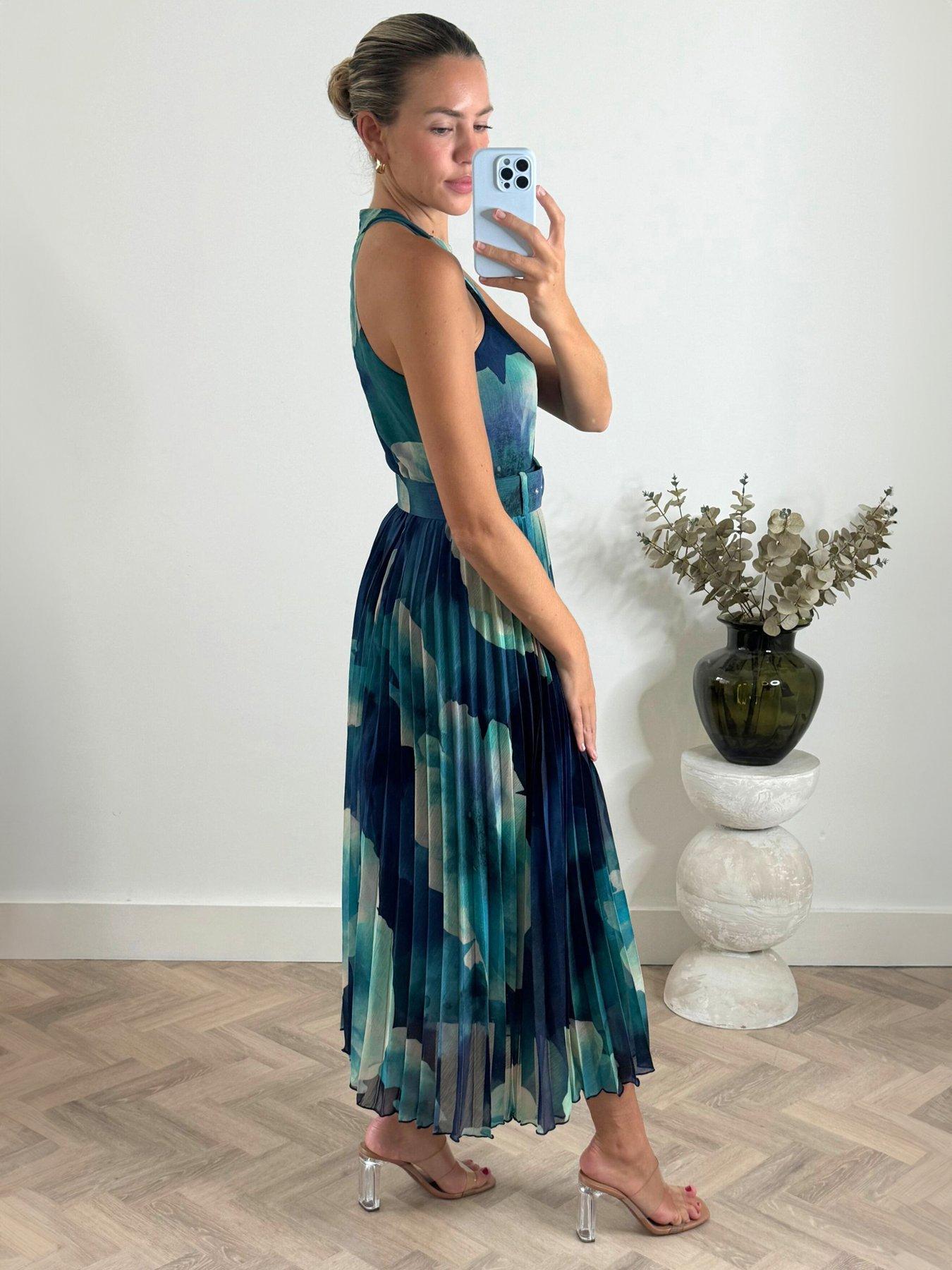 style-cheat-halter-floral-pleated-midi-dress-bluestillFront