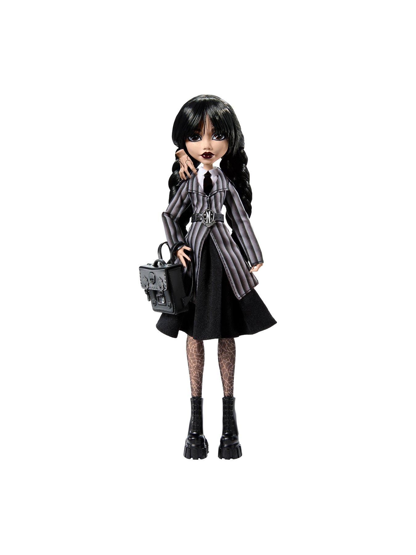 Image 2 of 6 of Monster High Wednesday Collectible Doll, Wednesday Addams Fashion doll with Accessories