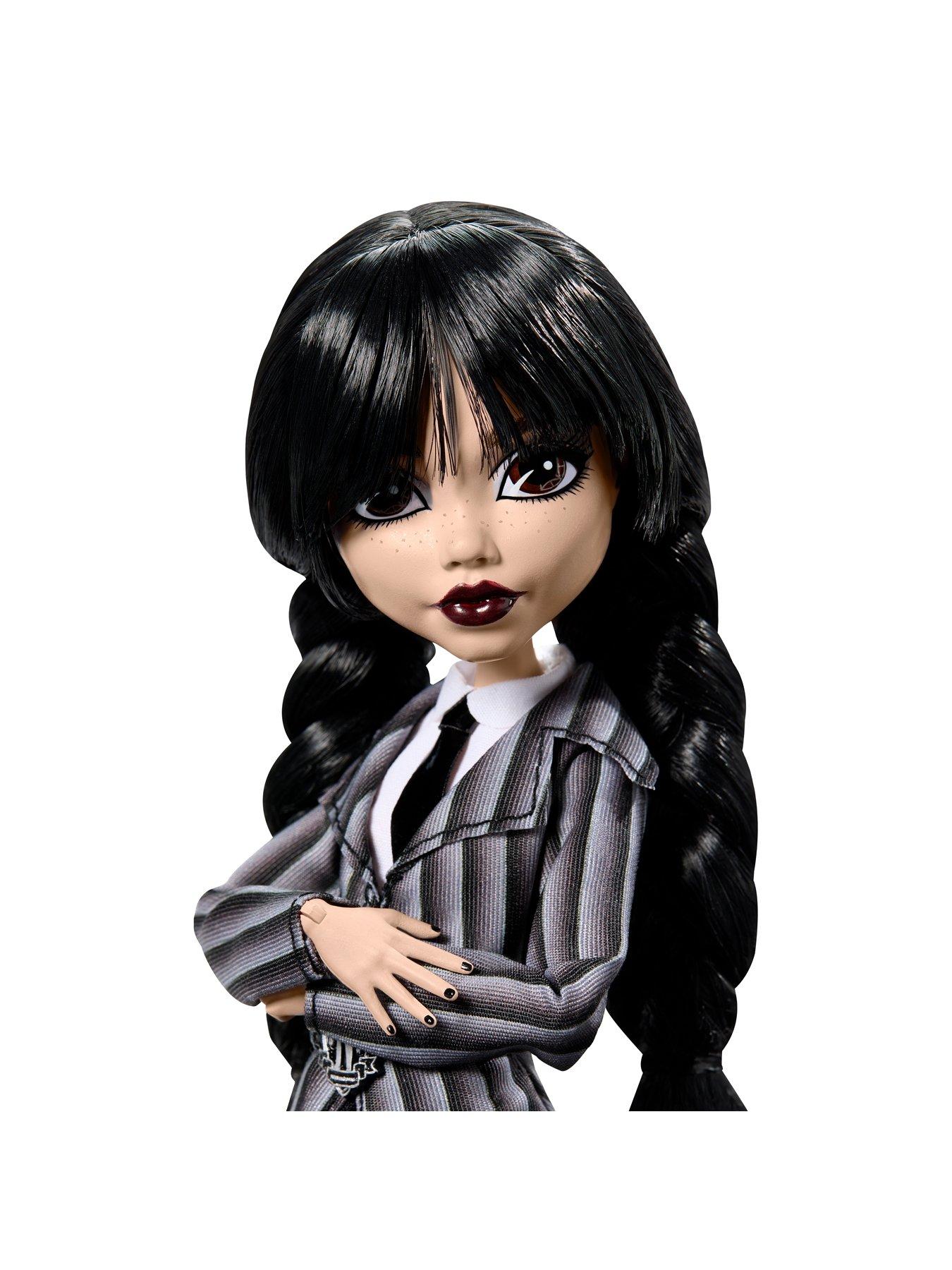 Image 3 of 6 of Monster High Wednesday Collectible Doll, Wednesday Addams Fashion doll with Accessories