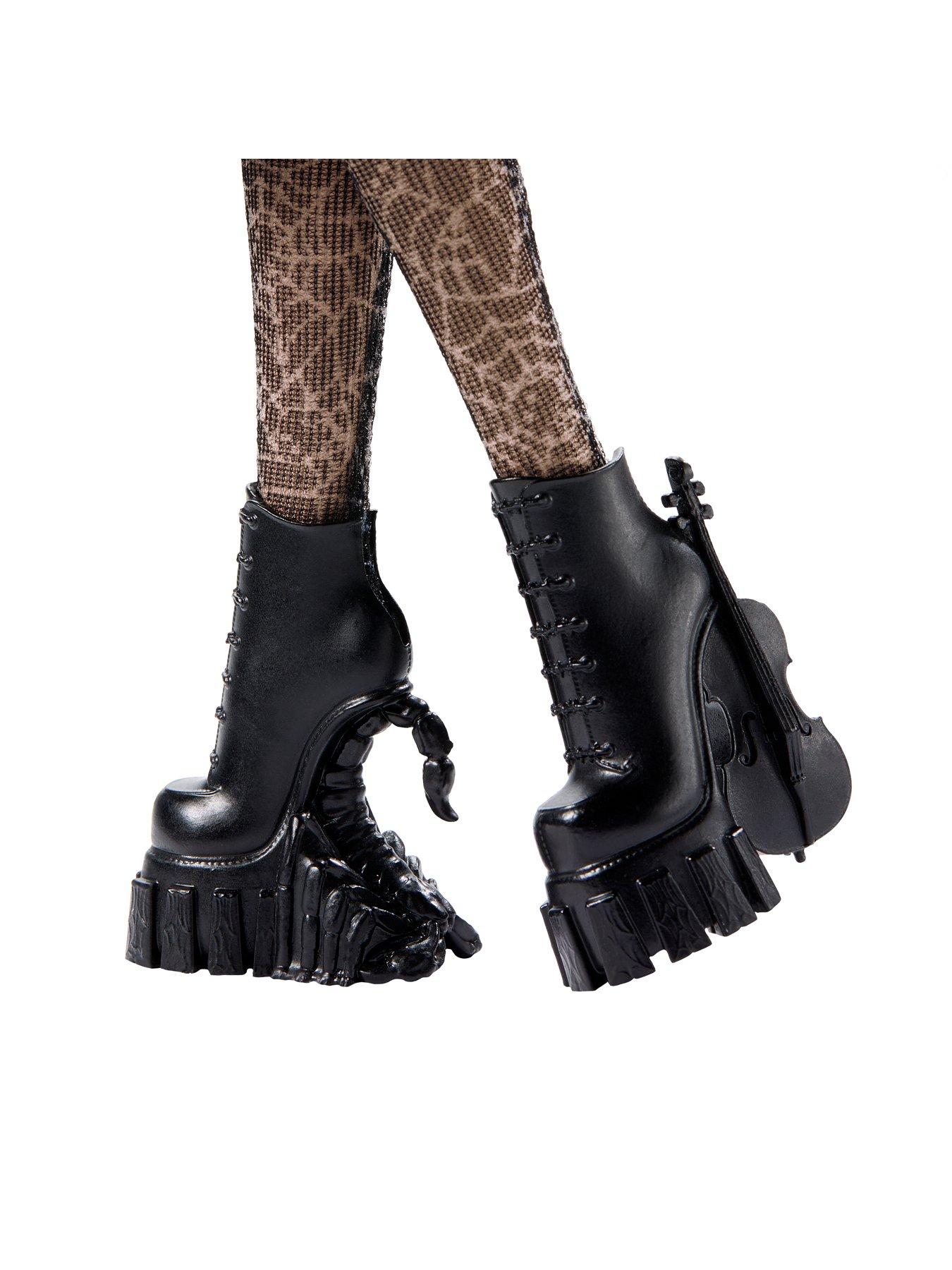 Image 5 of 6 of Monster High Wednesday Collectible Doll, Wednesday Addams Fashion doll with Accessories