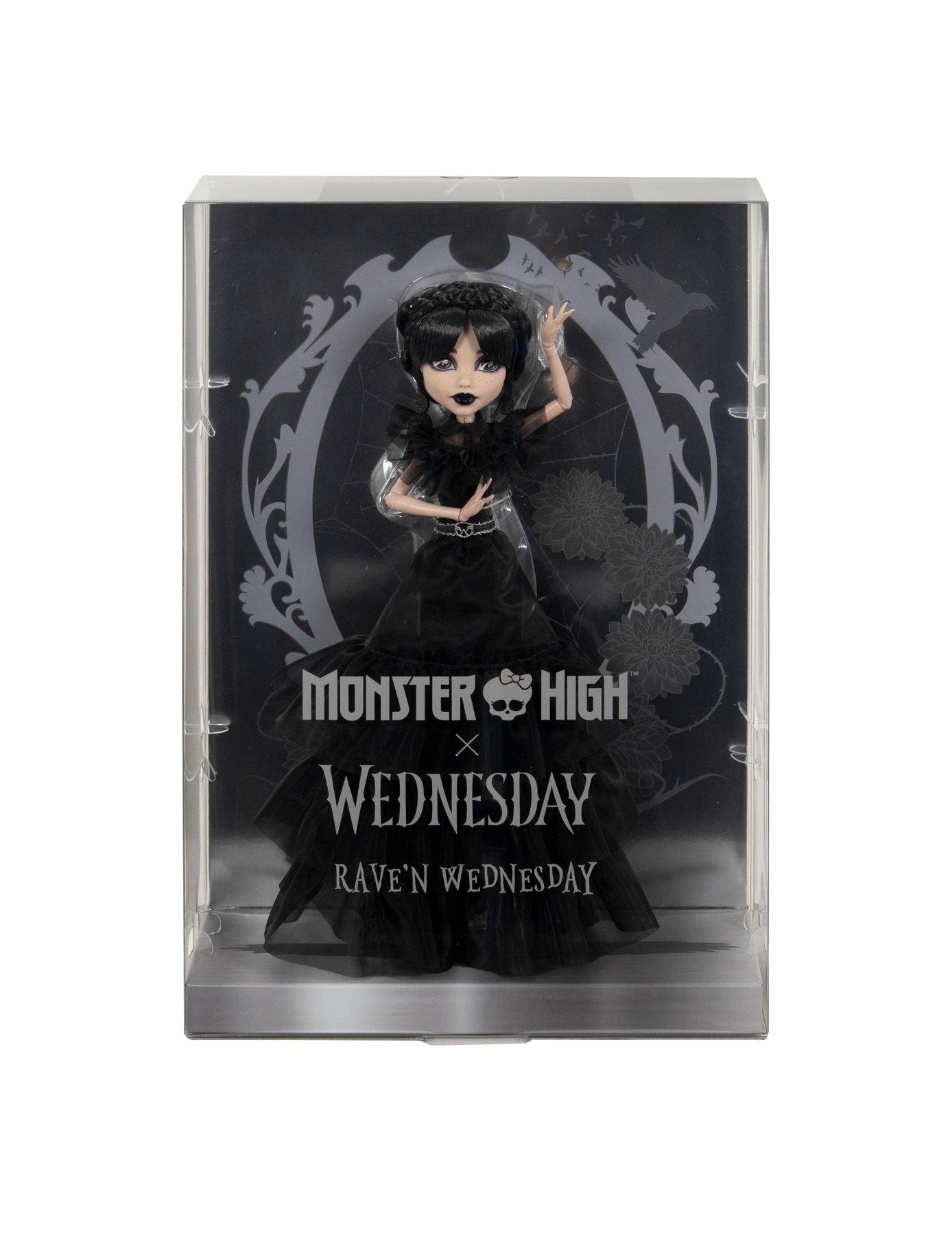 Image 5 of 5 of Monster High Wednesday Collectible Doll, Rave&rsquo;N Wednesday Fashion Doll
