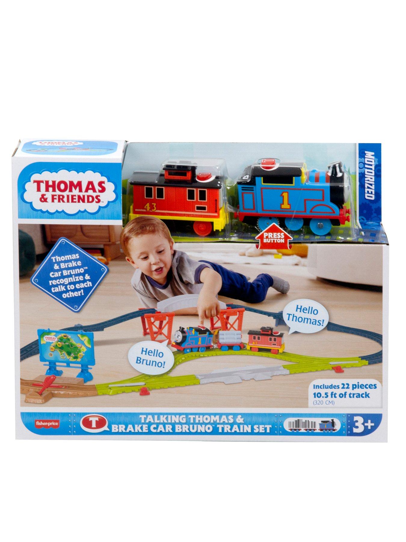 Thomas Friends Talking Thomas Brake Car Bruno Train Set Very