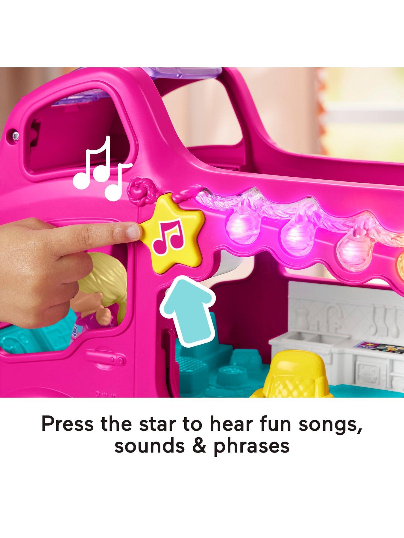 Image 4 of 8 of Fisher-Price Little People Barbie Little Dream Camper