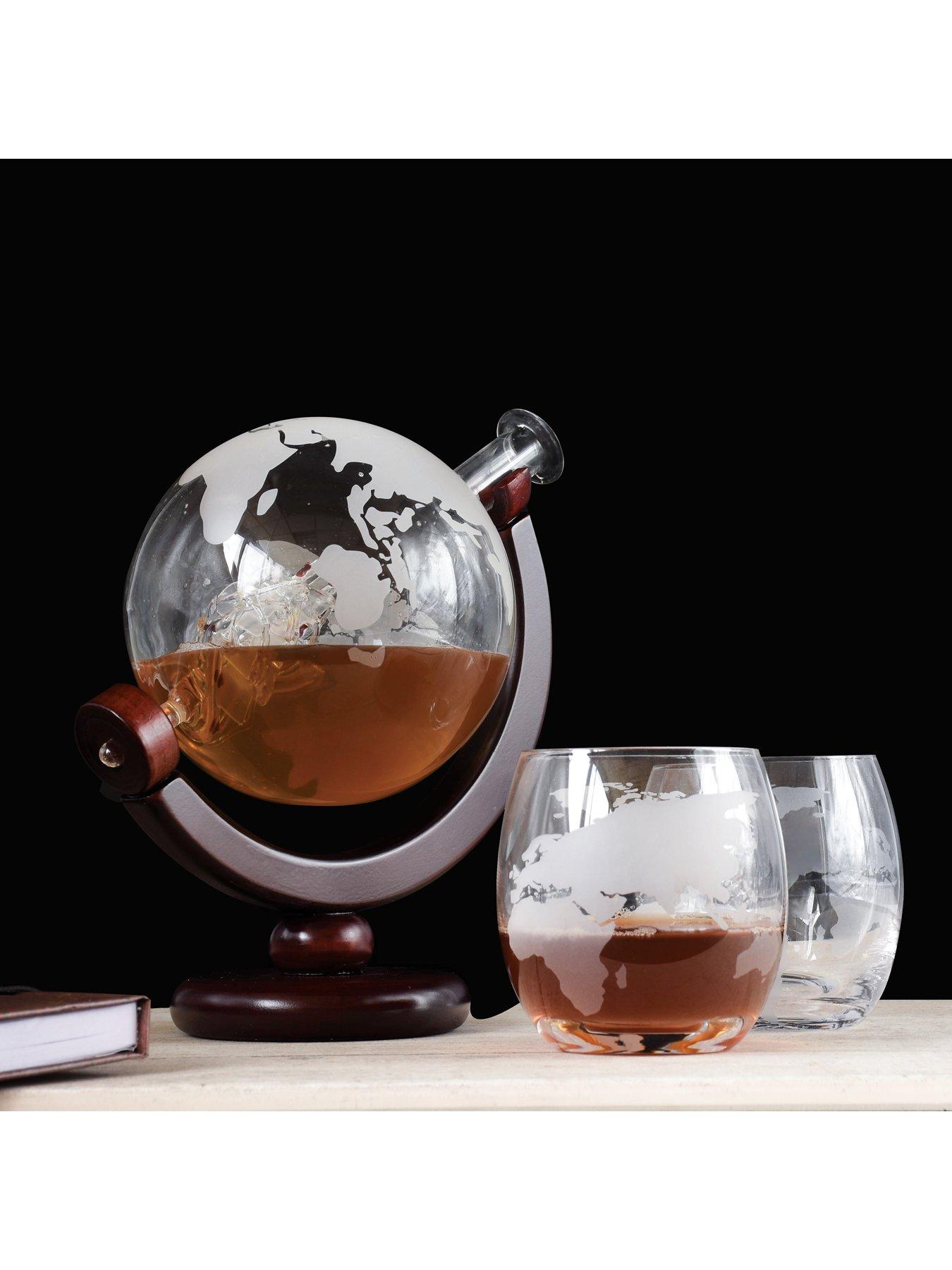 Image 4 of 5 of MenKind Globe Decanter with Glasses Set