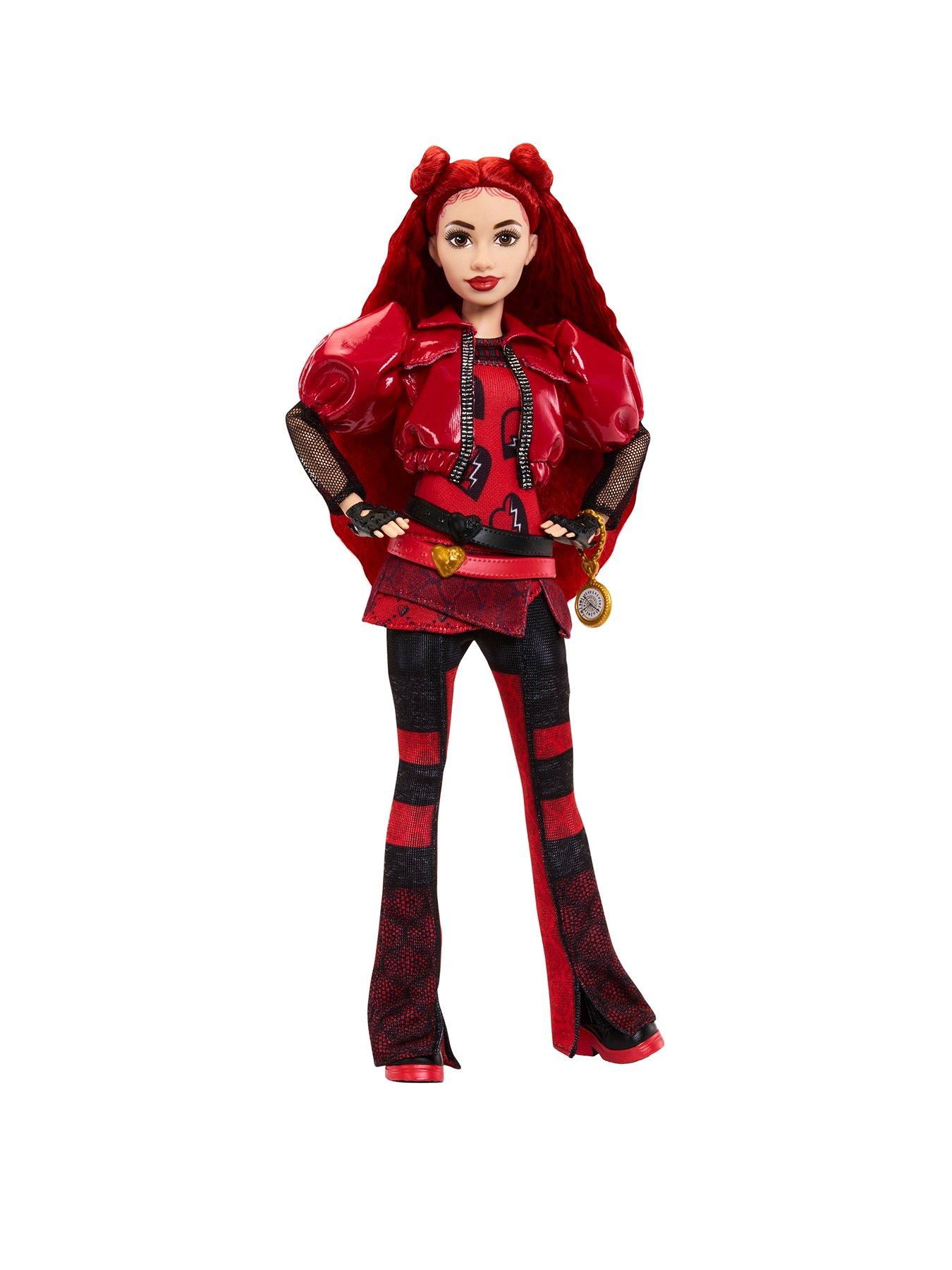 Image of Disney Descendants The Rise of Red Fashion Doll  &  Accessory, Red, Daughter of Queen of Hearts