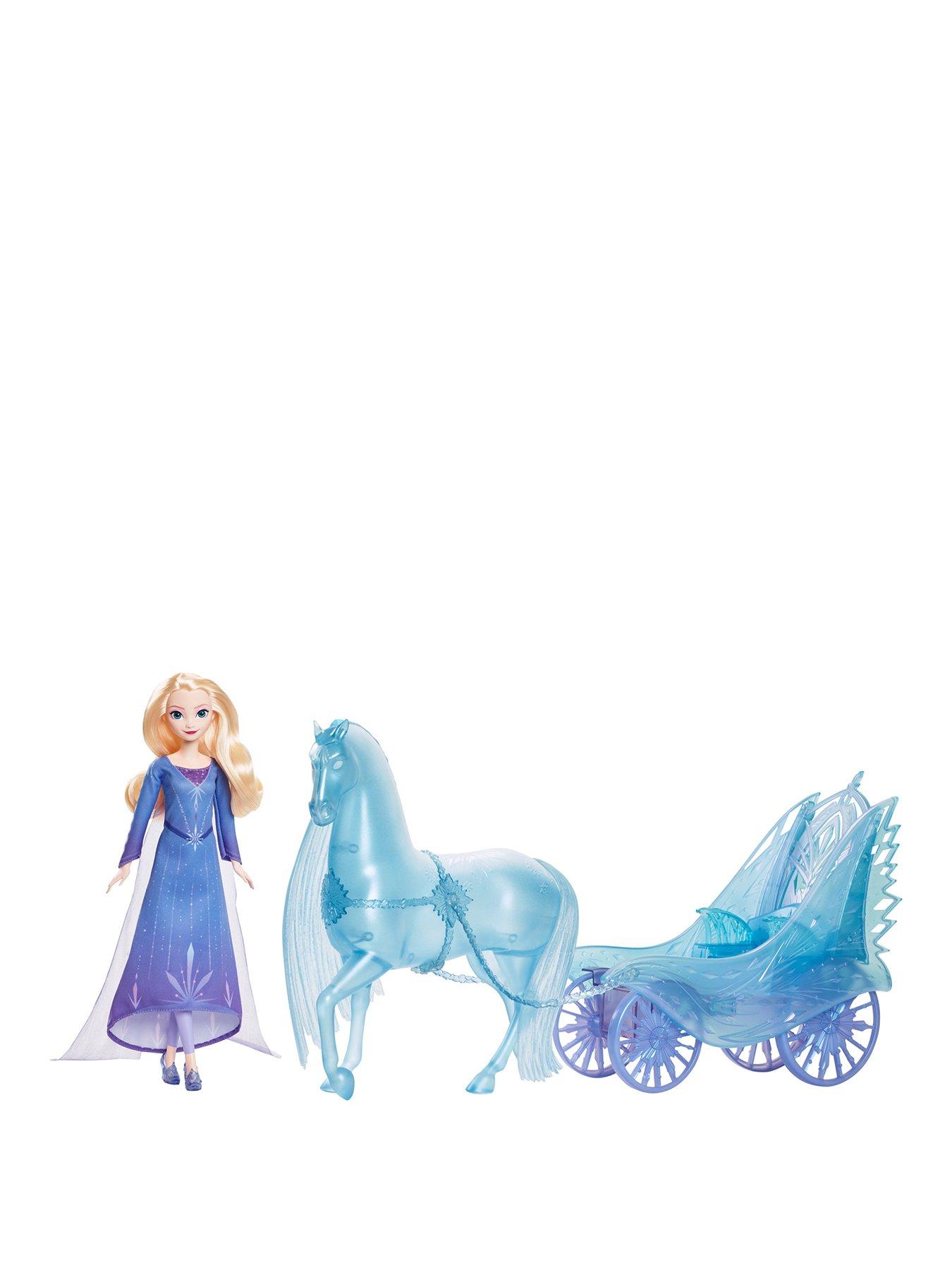 undefined Elsa Fashion Doll with Dress  &  Nokk with Adventure Carriage