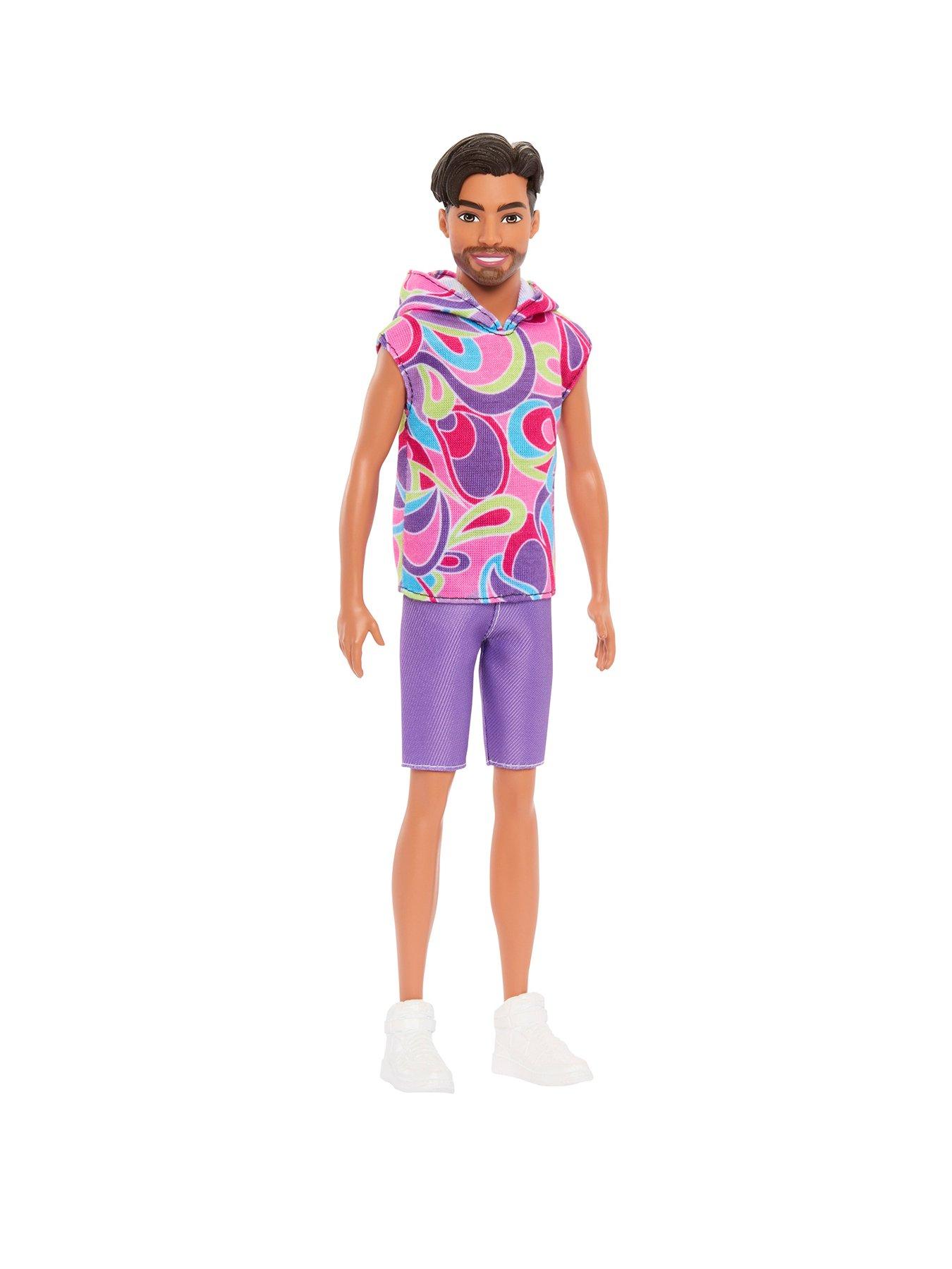 undefined Fashionistas Ken Doll #227, Brunette Fashion Doll with Totally Hair-Inspired Look