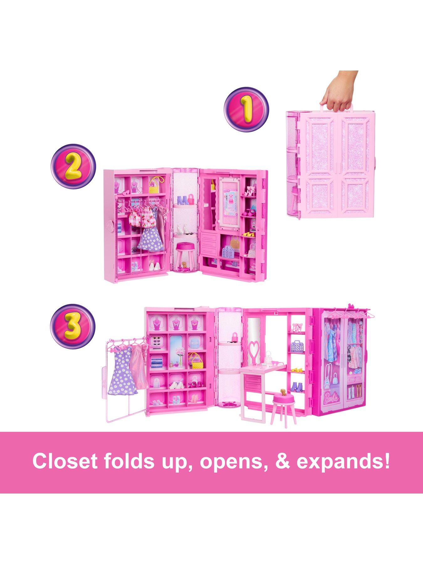 Barbie Dream Closet Toy Playset with Fashion Doll Accessories Very Ireland