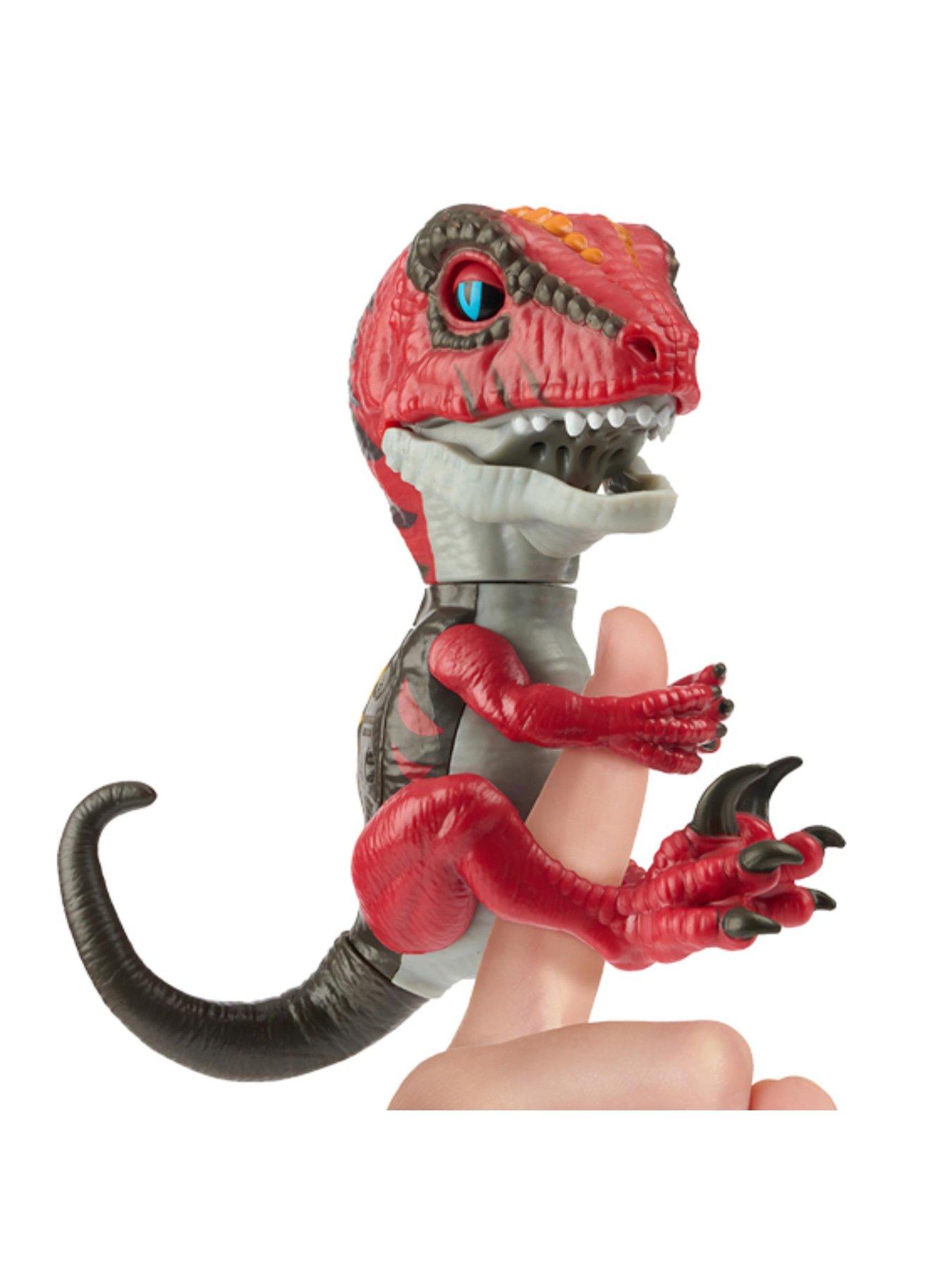 Image 2 of 8 of Untamed Roaring Dinos Interactive Raptor, Slash (Red)