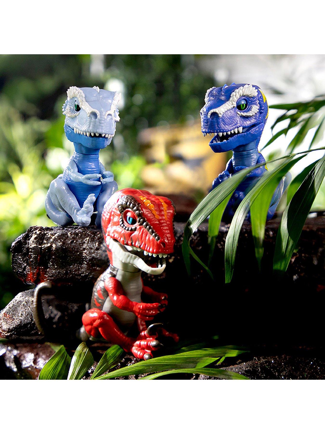 Image 6 of 8 of Untamed Roaring Dinos Interactive Raptor, Slash (Red)