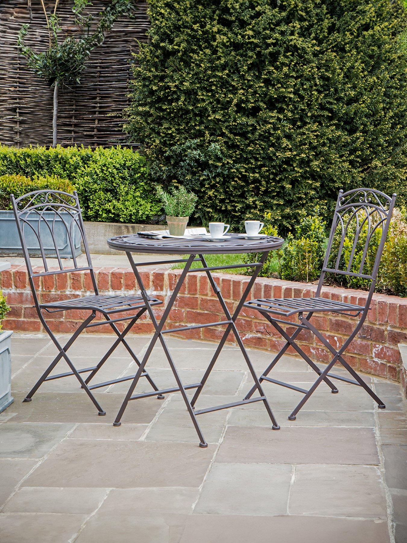 undefined Burano Outdoor Bistro Set Ember