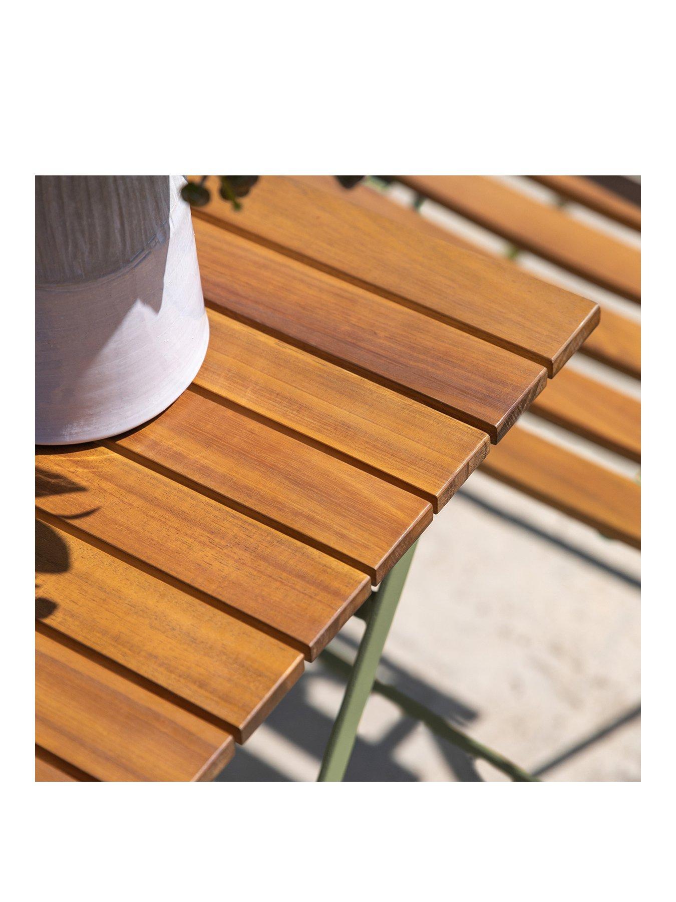 Image 3 of 4 of Gallery Direct Ronda Bistro Set Cedar