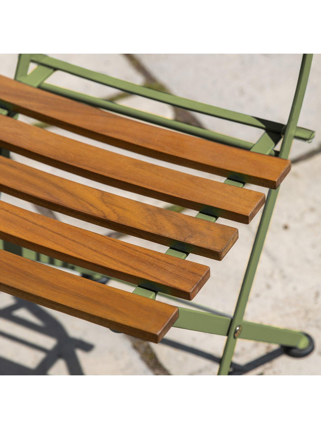 Image 4 of 4 of Gallery Direct Ronda Bistro Set Cedar