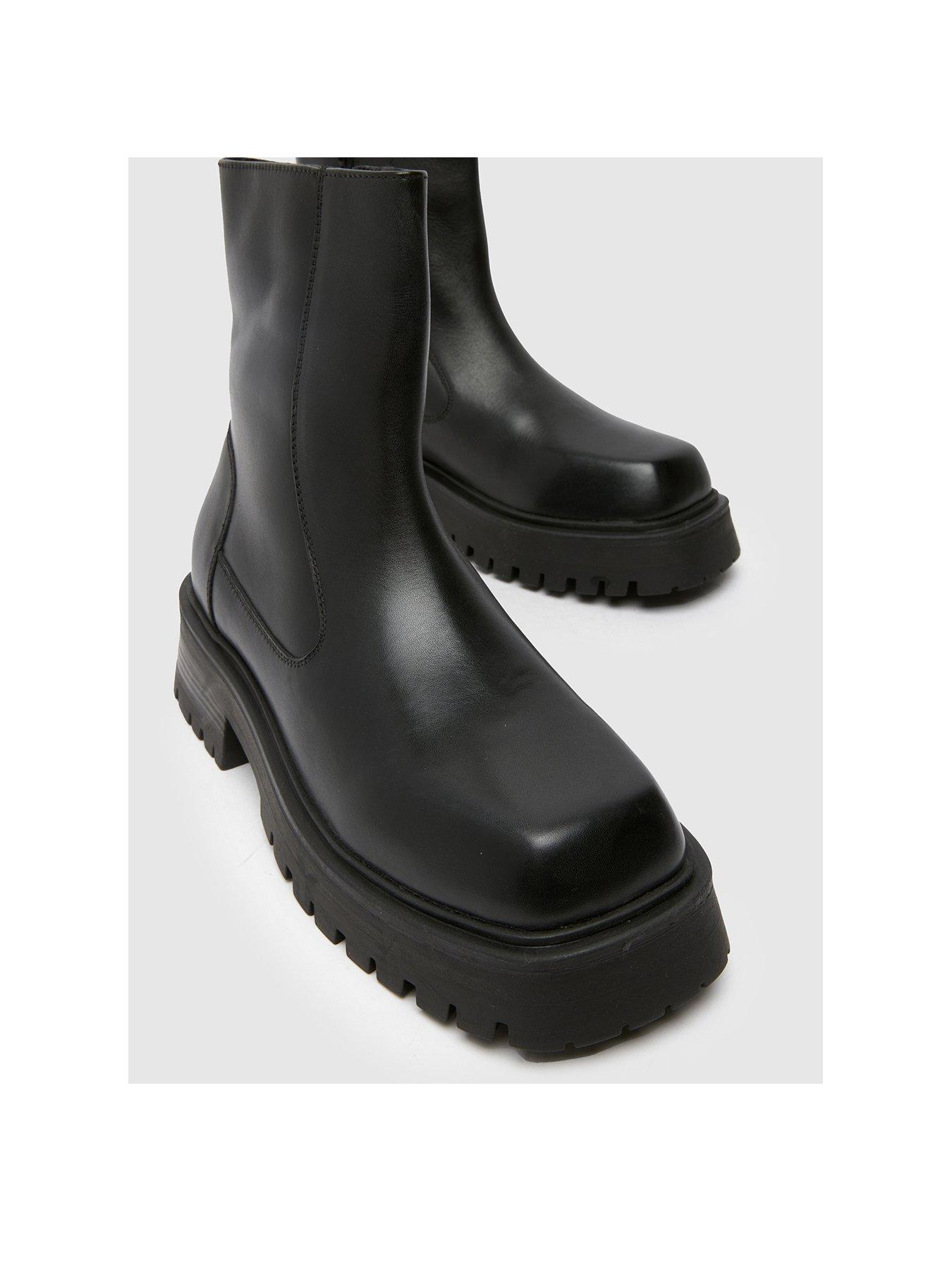 schuh-alicia-square-toe-chunky-boot-blackstillFront