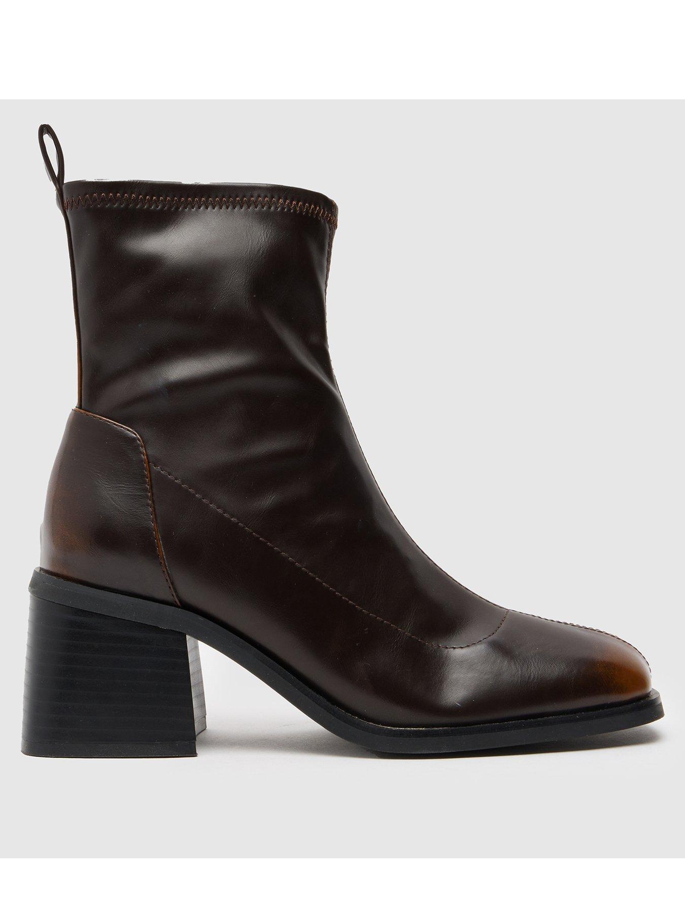 schuh-briony-heeled-sock-boot-brownfront