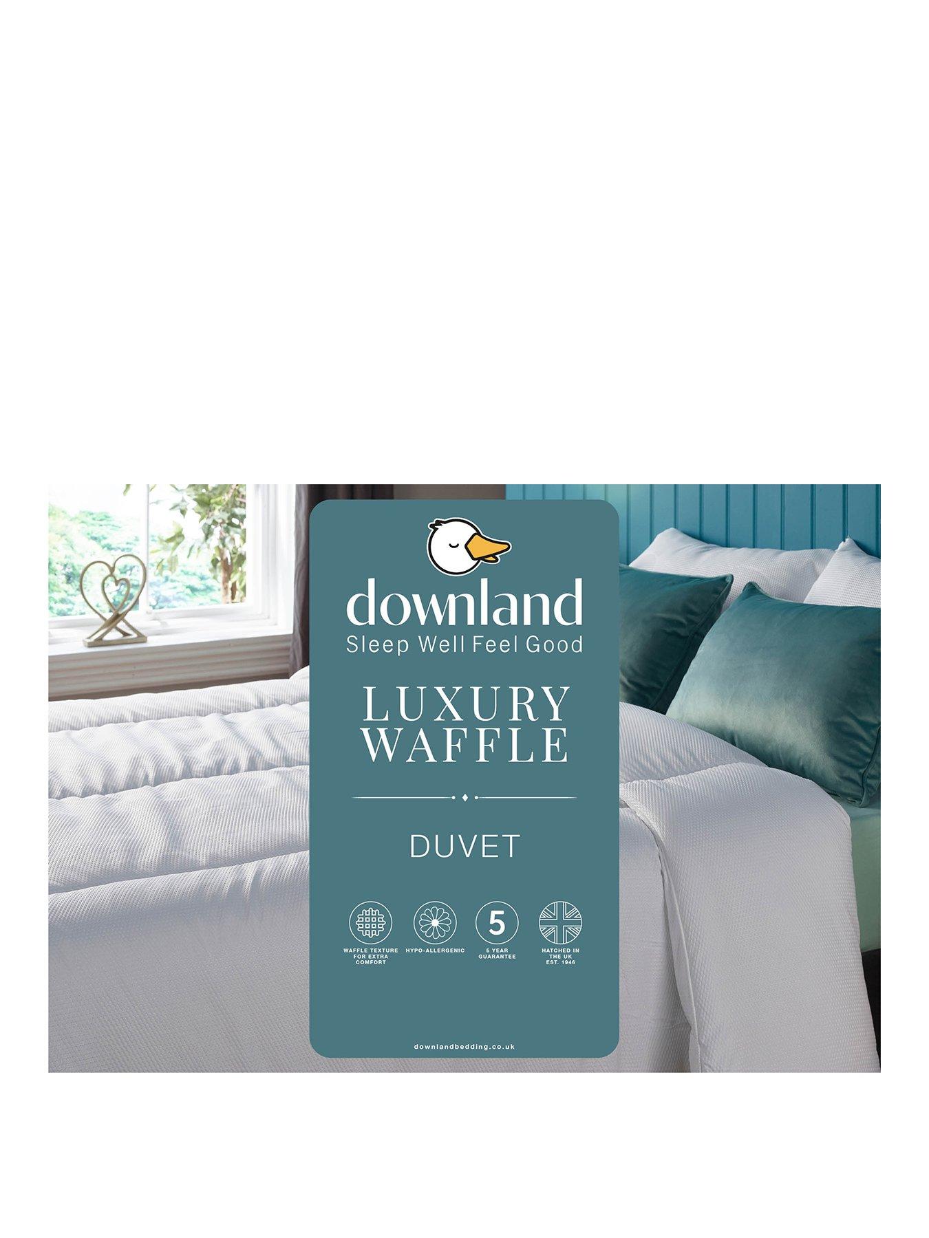 Image 2 of 5 of Very Home Luxury Waffle Duvet -&nbsp;10.5 Tog - White