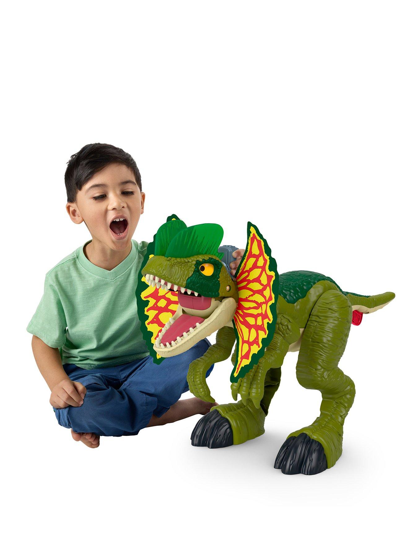 Image 1 of 6 of Imaginext Imaginext Jurassic World Thrash Attack Dilophosaurus
