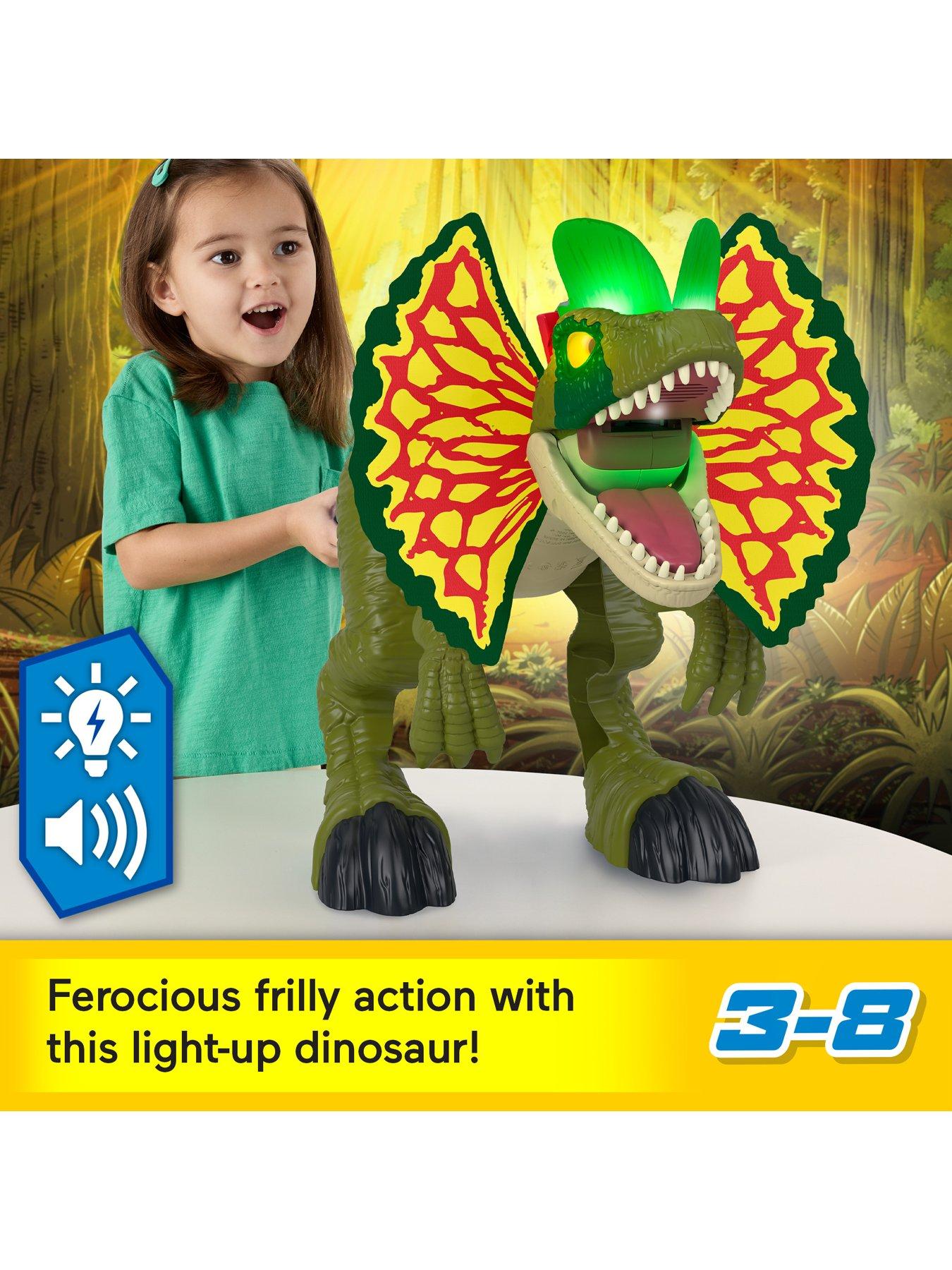 Image 2 of 6 of Imaginext Imaginext Jurassic World Thrash Attack Dilophosaurus