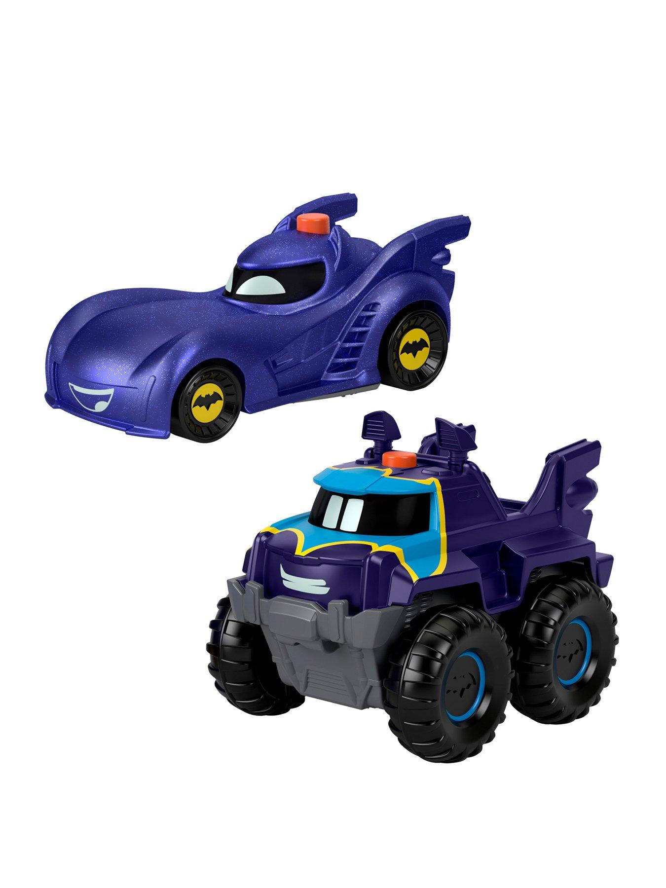Image 1 of 6 of Batman Batwheels Light-Up Racers Toy Cars 2-Pack: Bam &amp; Buff