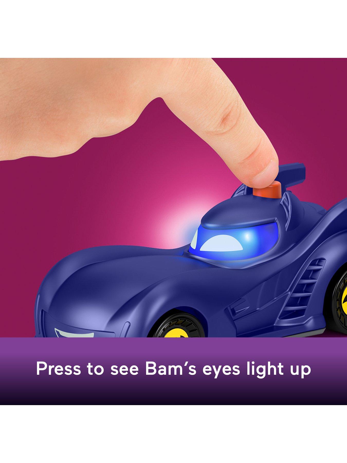 Image 3 of 6 of Batman Batwheels Light-Up Racers Toy Cars 2-Pack: Bam &amp; Buff