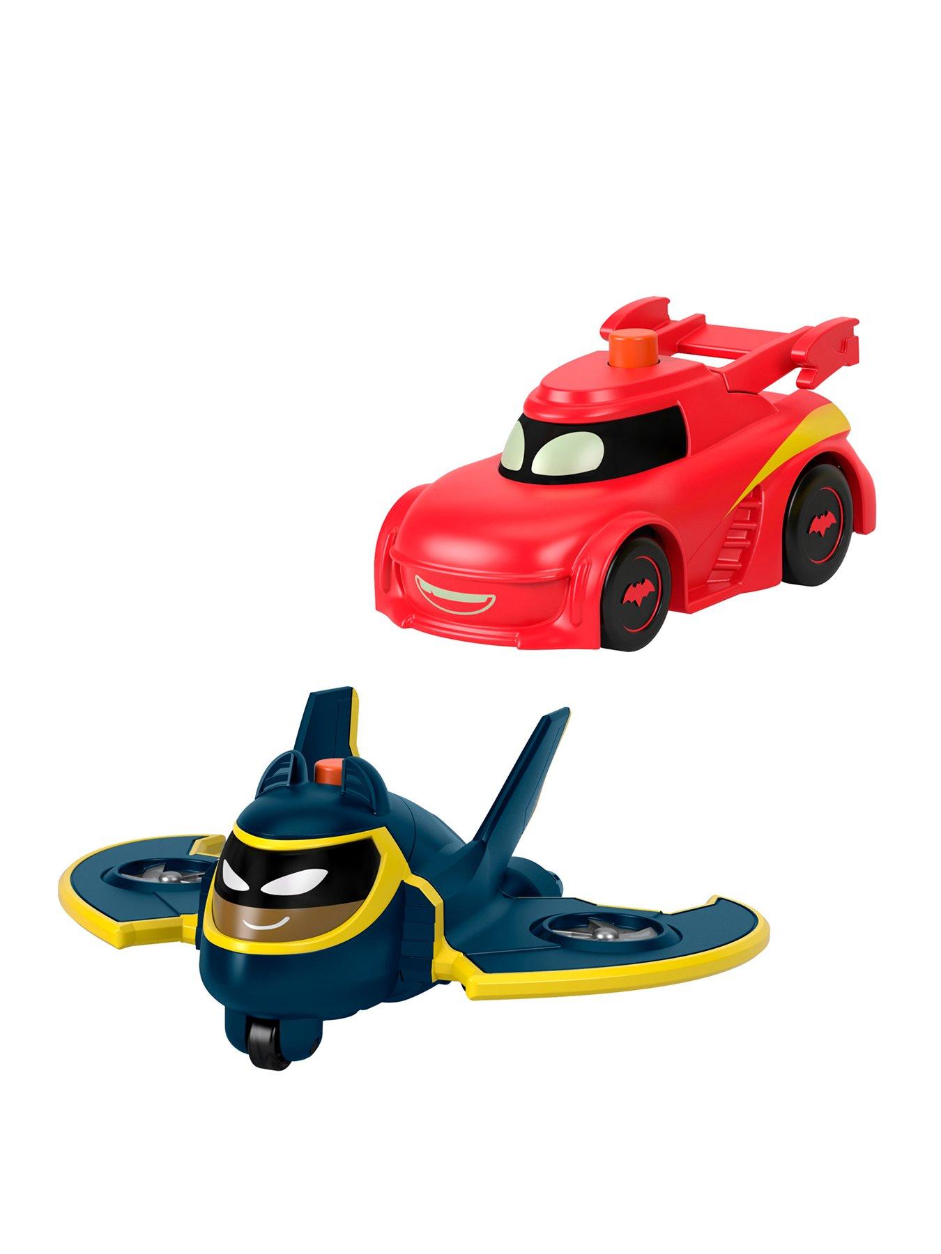 Batman Batwheels Light-Up Racers Toy Cars 2-Pack: Redbird  &  Batwing