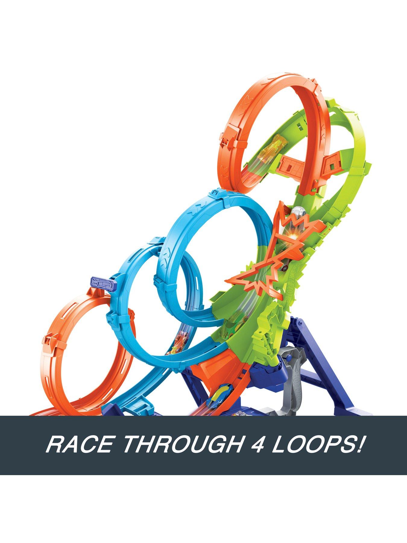 Image 3 of 6 of Hot Wheels Action 4-Loop Crash Out track set