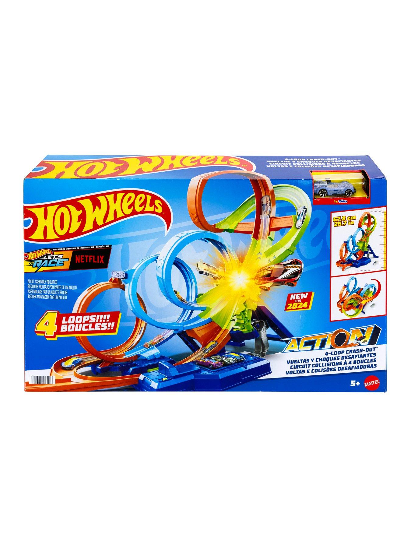 Image 6 of 6 of Hot Wheels Action 4-Loop Crash Out track set