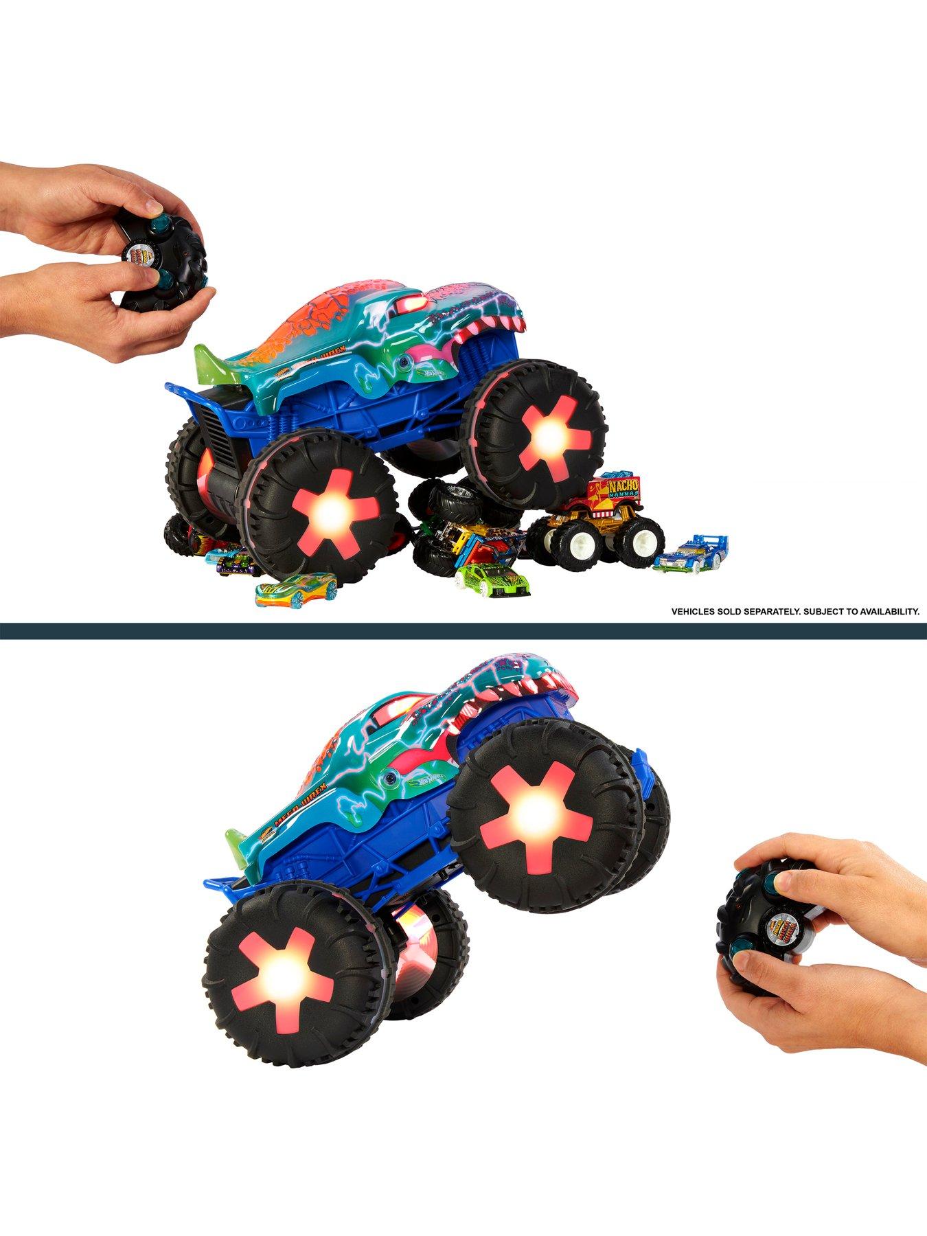 Image 3 of 7 of Hot Wheels Monster Trucks 1:15 Mega-Wrex Alive Remote Control Car