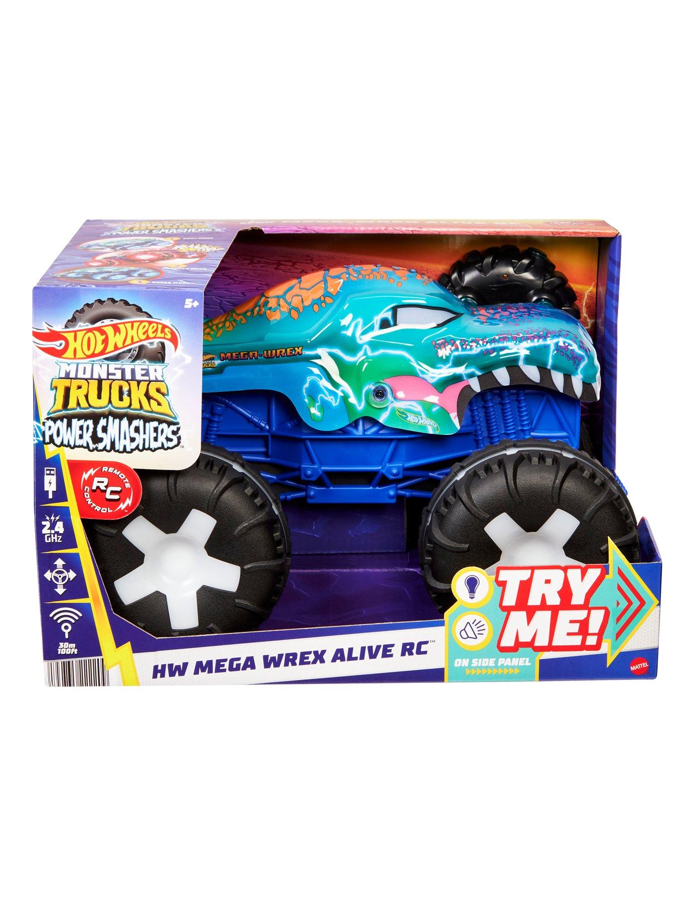 Image 6 of 7 of Hot Wheels Monster Trucks 1:15 Mega-Wrex Alive Remote Control Car