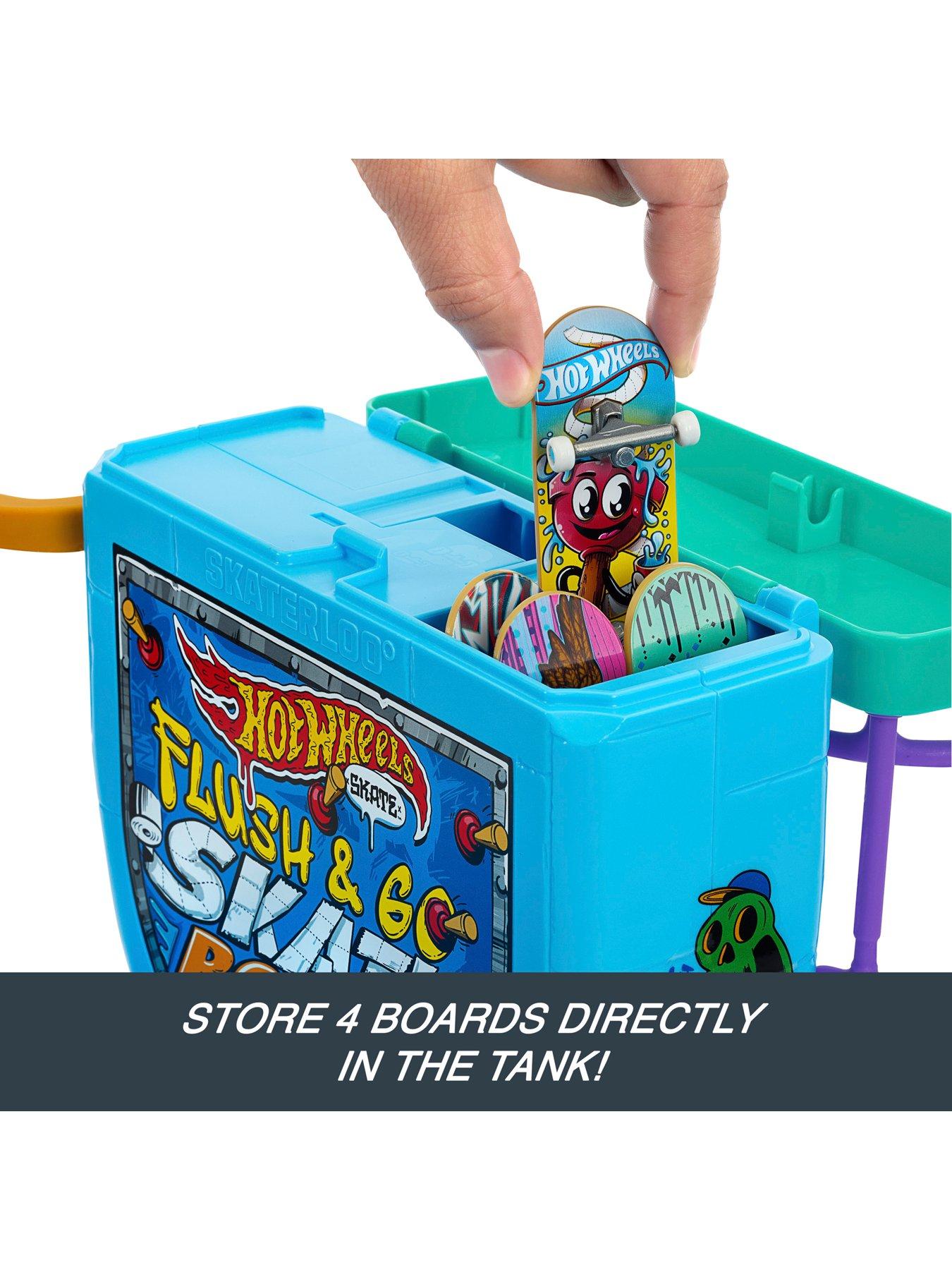 Image 5 of 8 of Hot Wheels Skate Flush &amp; Go Skate Bowl