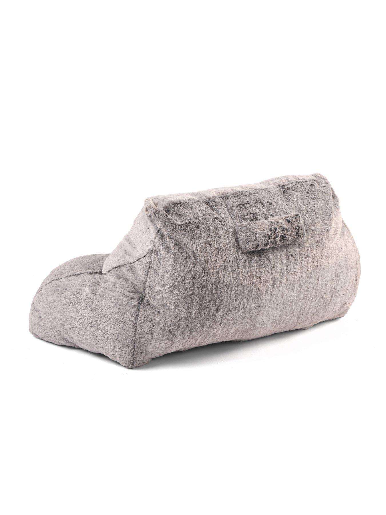 Image 3 of 4 of Very Home Faux Fur Cuddle Cushion - Grey