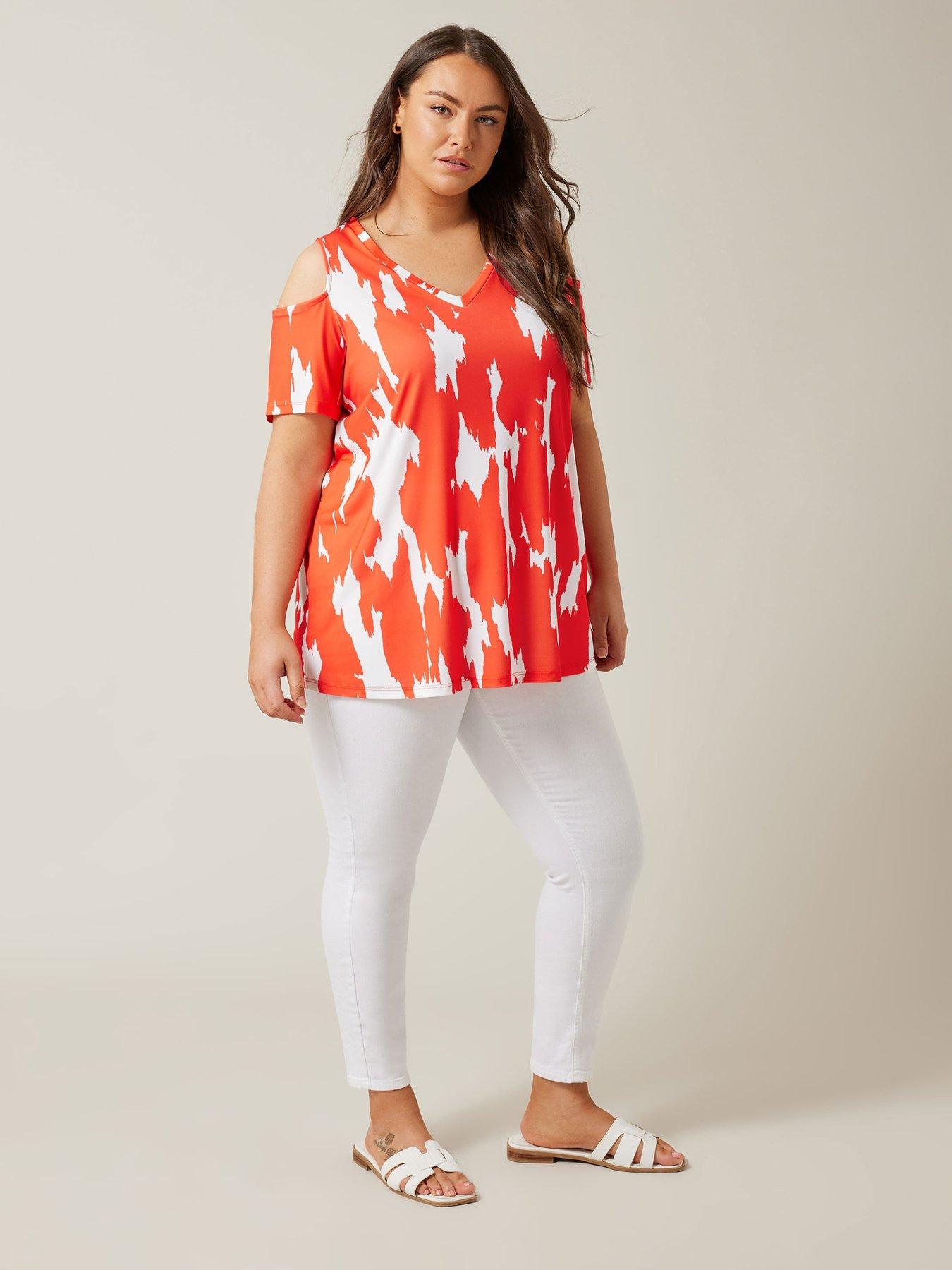 evans-cold-shoulder-top-orangeback