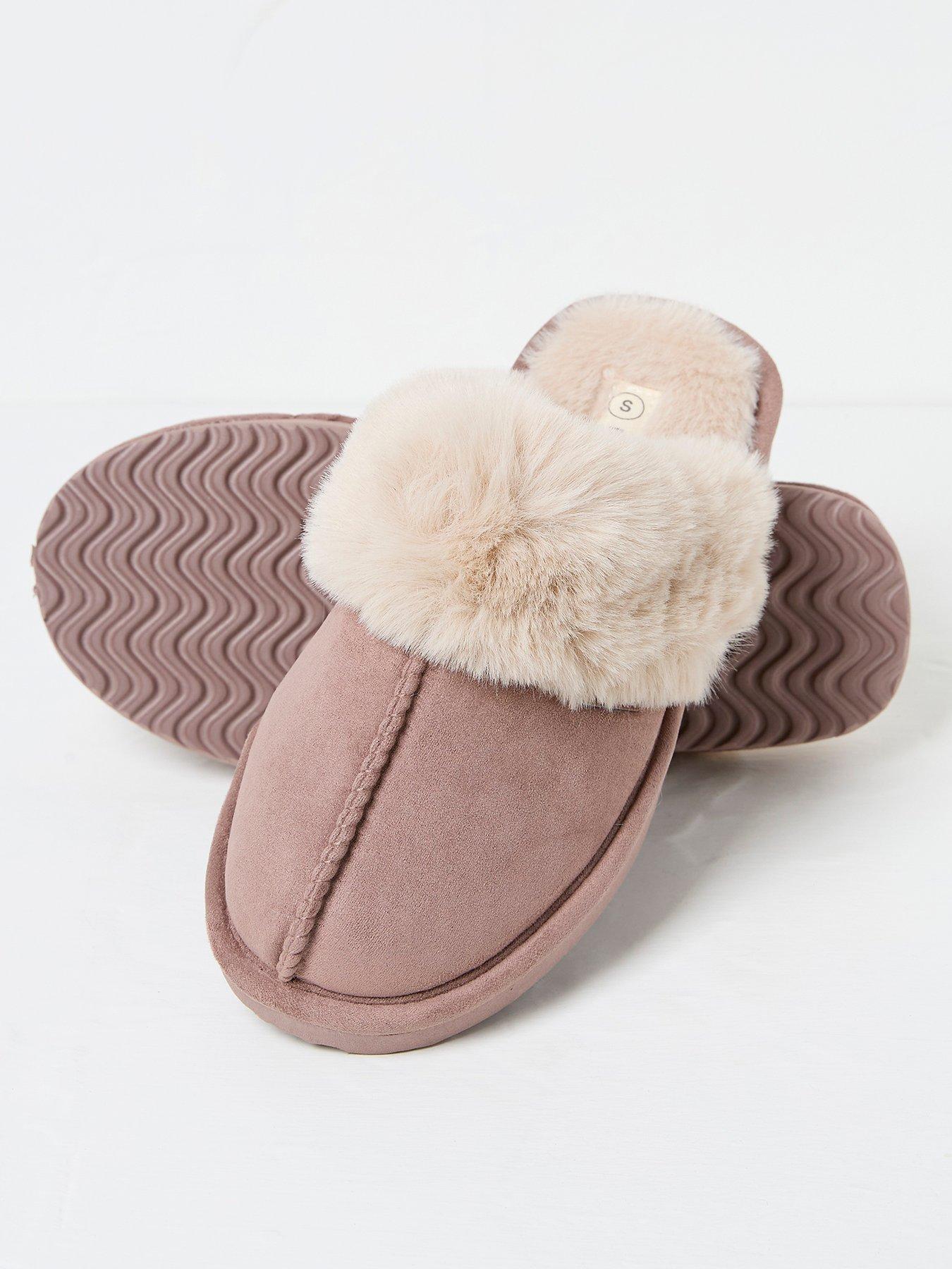 fatface-kaia-fur-cuff-mules-greystillFront