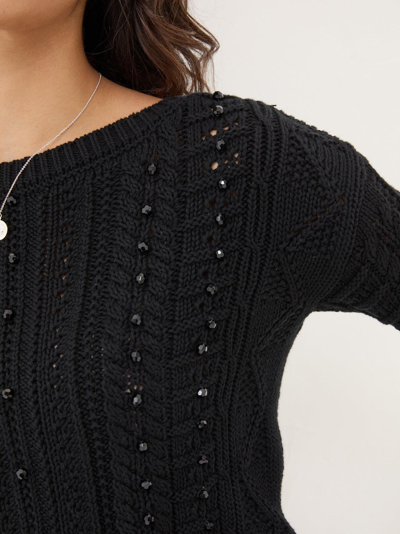 fatface-damson-beaded-jumper-blackoutfit