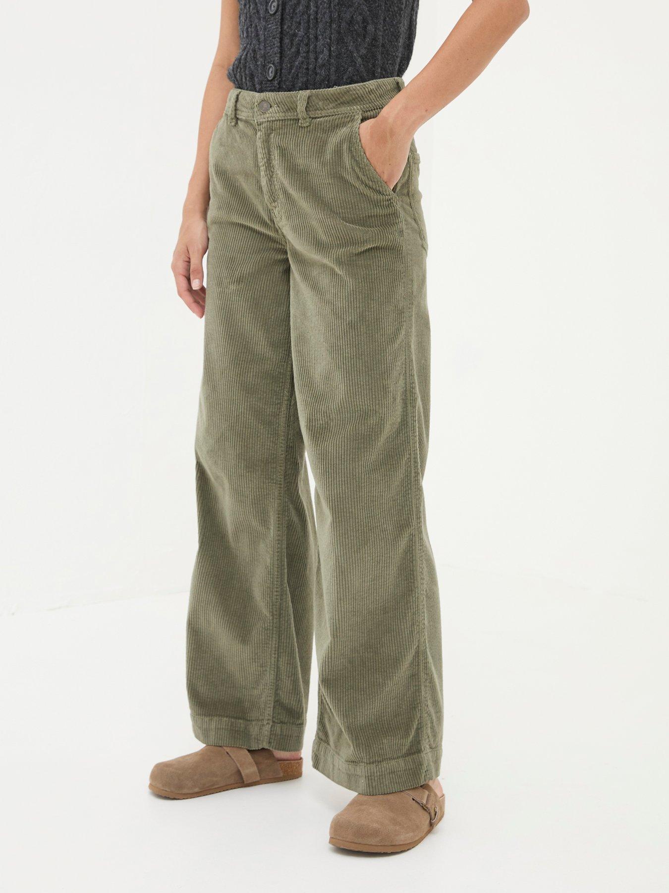 Image 3 of 6 of FatFace Kendall Cord Trousers - Green