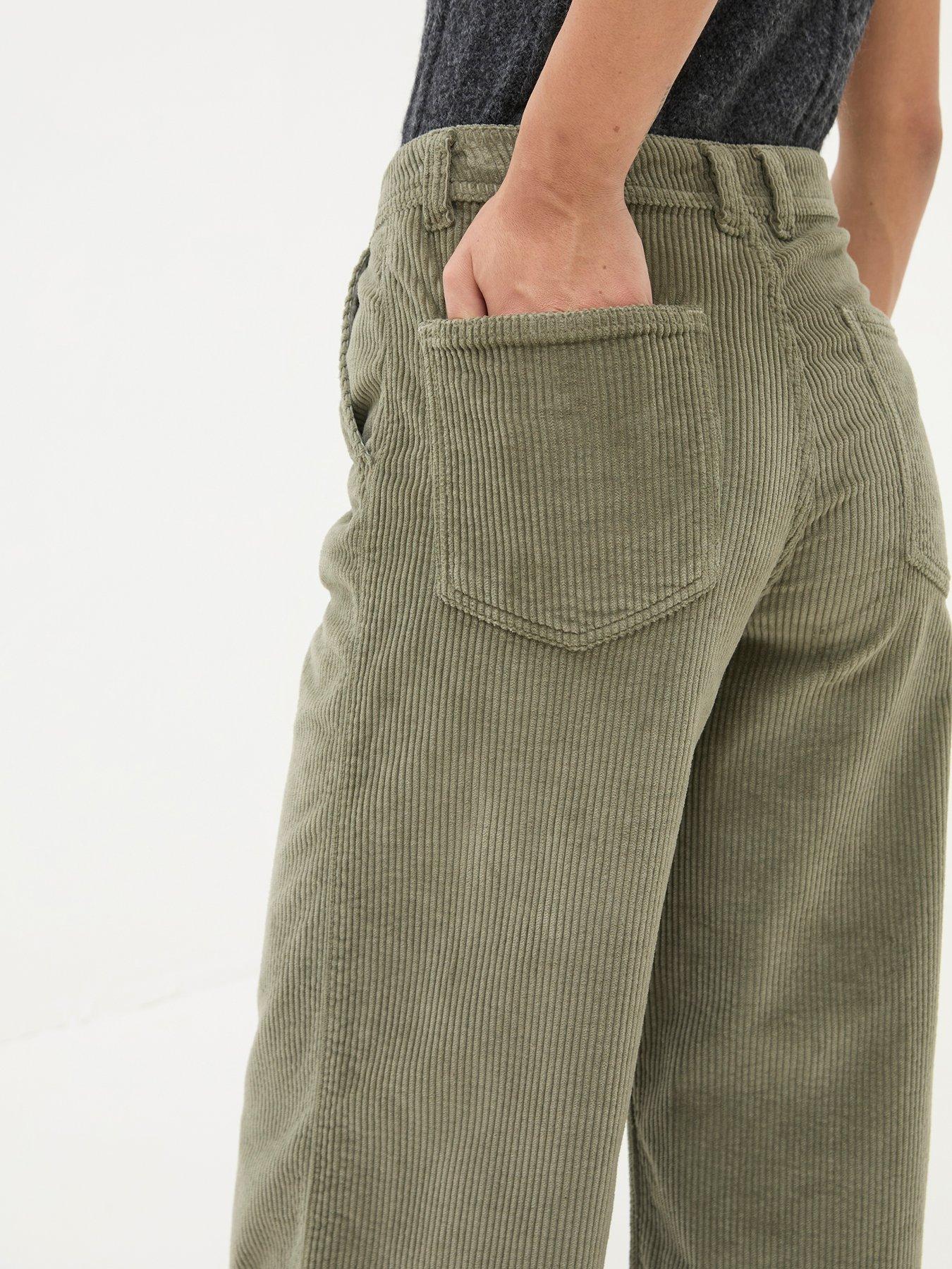 Image 4 of 6 of FatFace Kendall Cord Trousers - Green